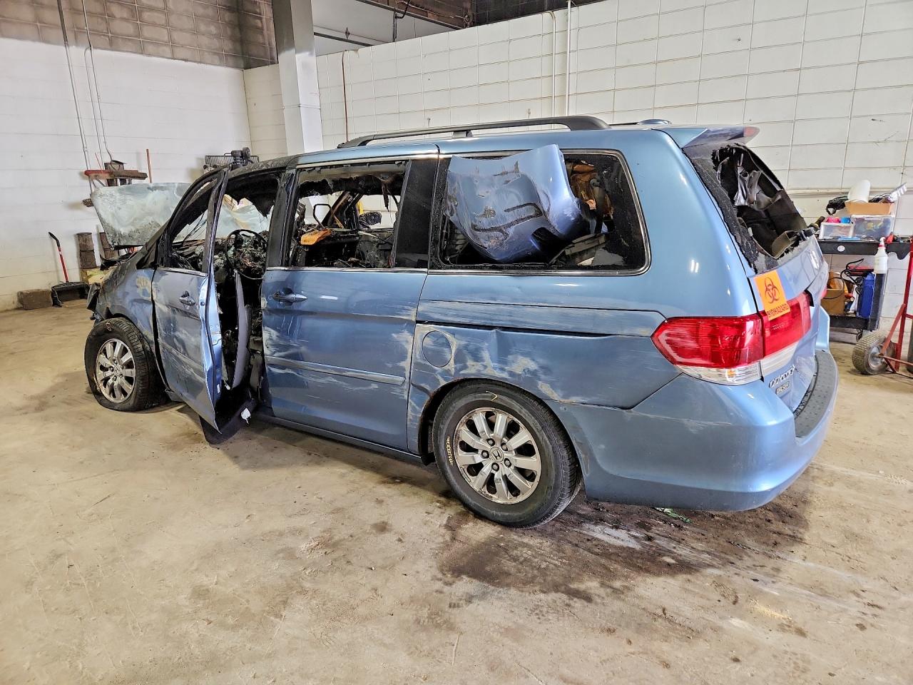 2010 Honda Odyssey Exl Blue vin: 5FNRL3H64AB014995