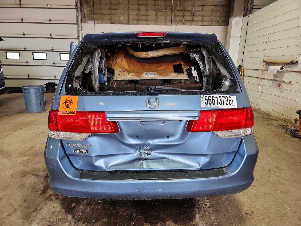 2010 Honda Odyssey Exl Blue vin: 5FNRL3H64AB014995