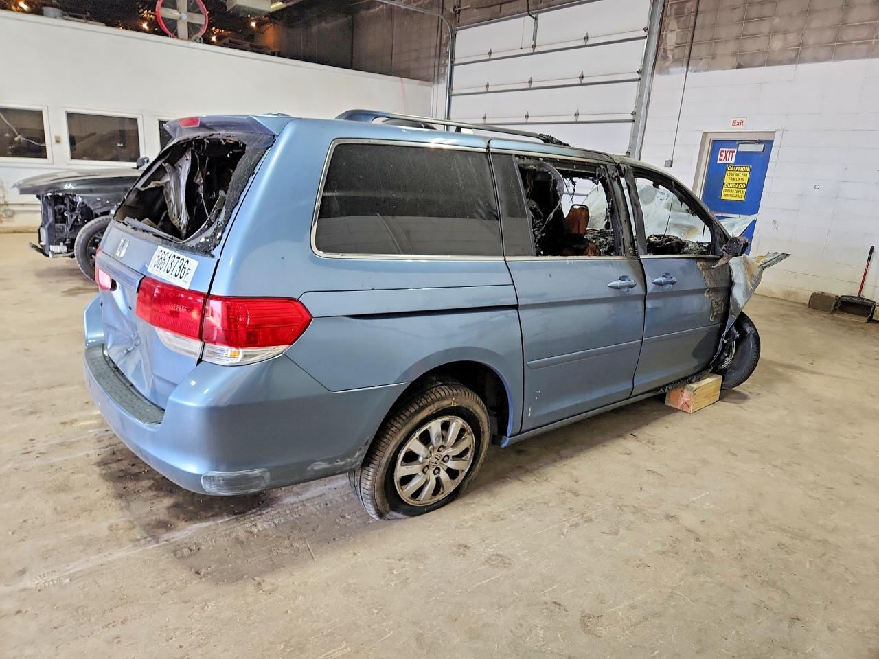 2010 Honda Odyssey Exl Blue vin: 5FNRL3H64AB014995