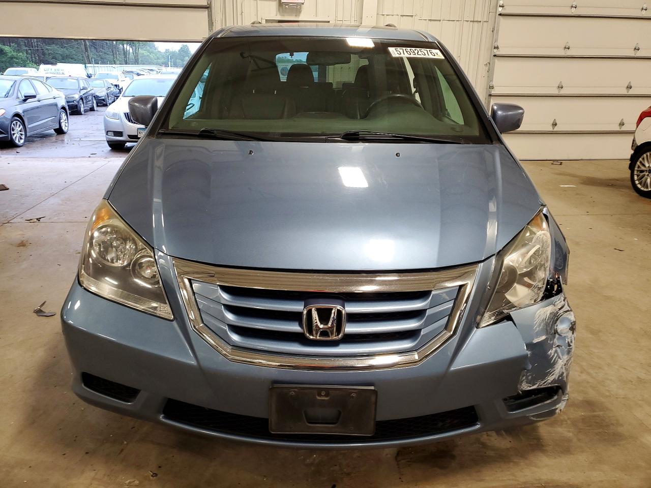 2010 Honda Odyssey Exl Blue vin: 5FNRL3H64AB056129