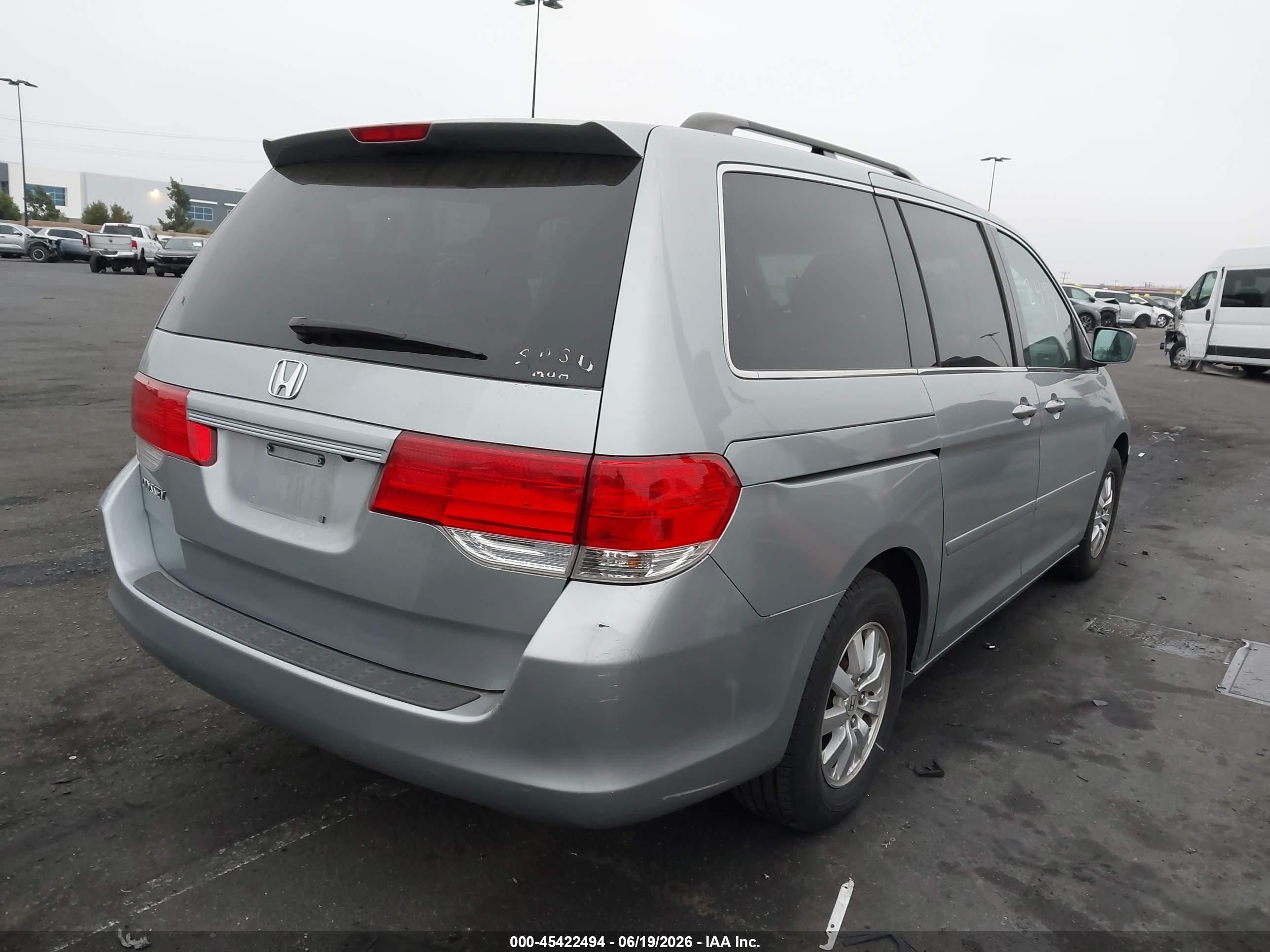 2010 Honda Odyssey Ex-l Silver vin: 5FNRL3H64AB091222