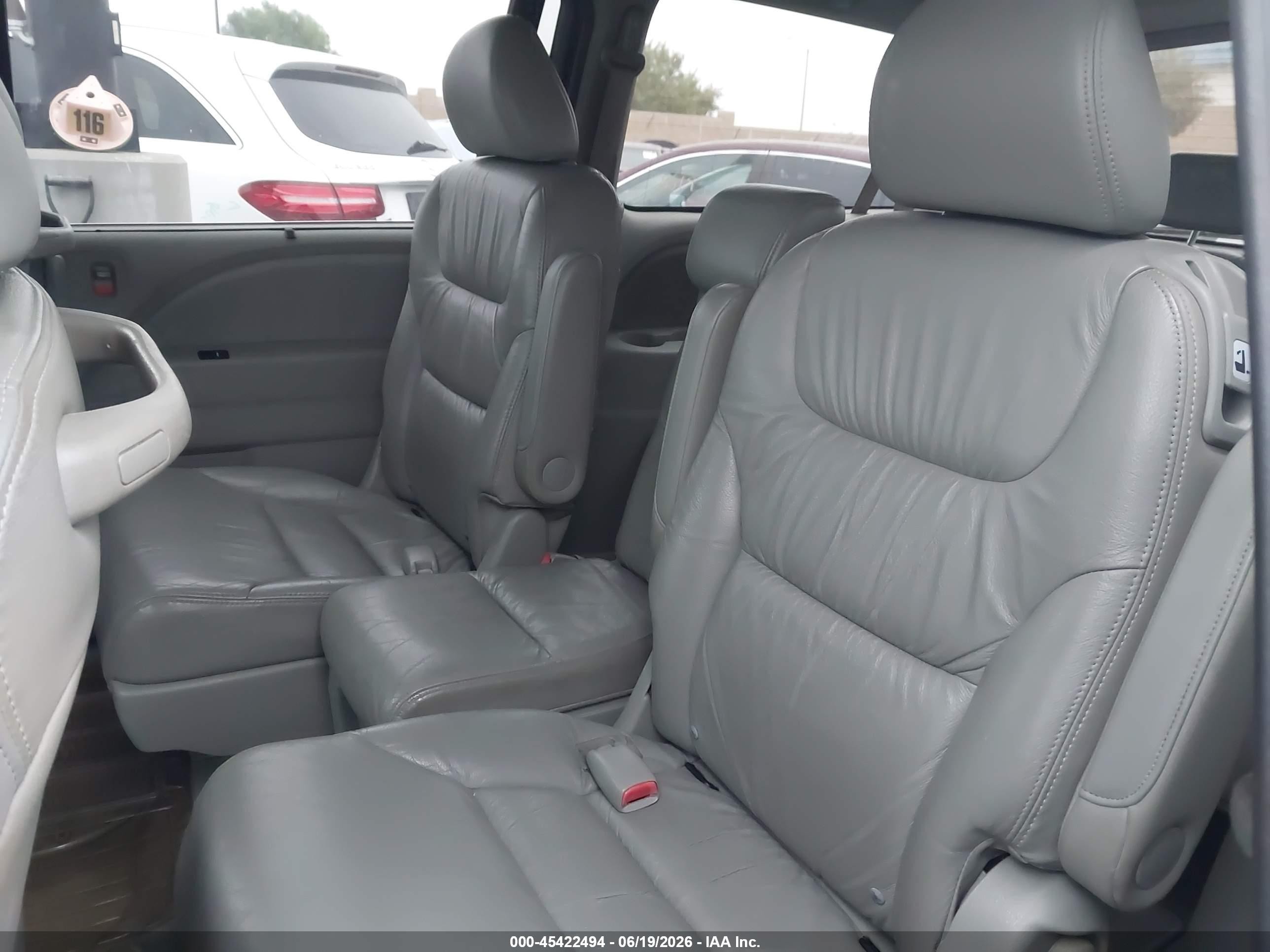 2010 Honda Odyssey Ex-l Silver vin: 5FNRL3H64AB091222