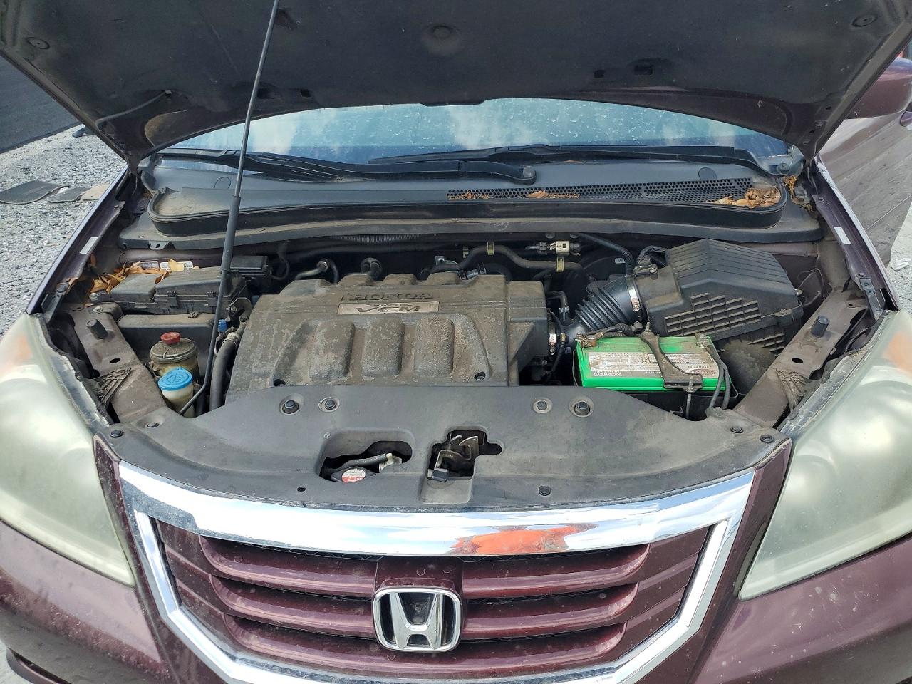 2010 Honda Odyssey Exl Burgundy vin: 5FNRL3H65AB020725