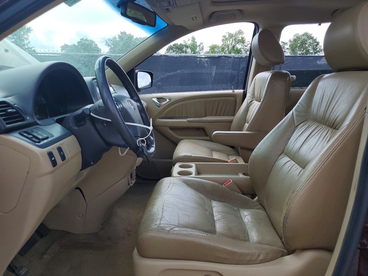 2010 Honda Odyssey Exl Burgundy vin: 5FNRL3H65AB020725