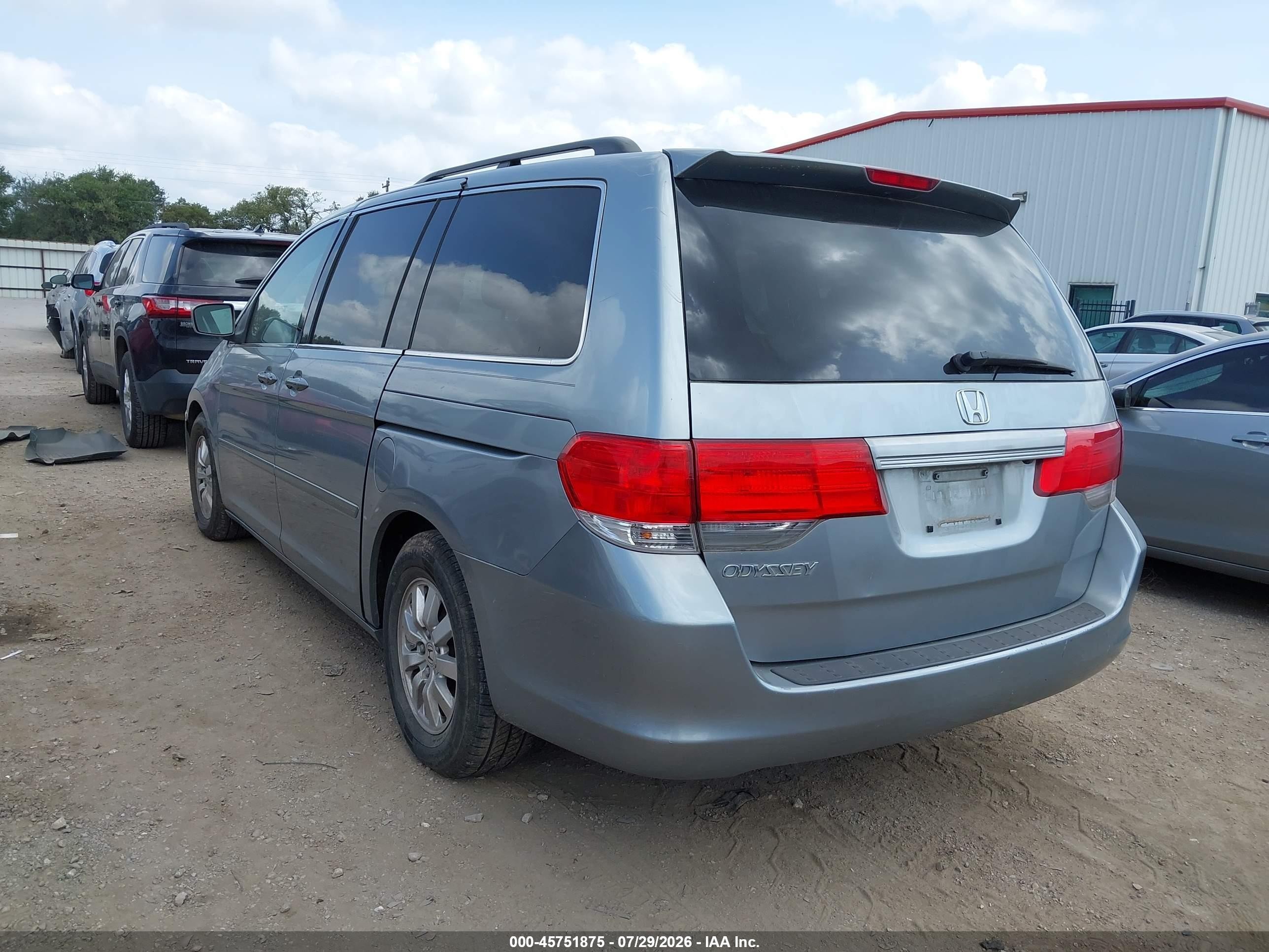 2010 Honda Odyssey Ex-l Silver vin: 5FNRL3H65AB032597