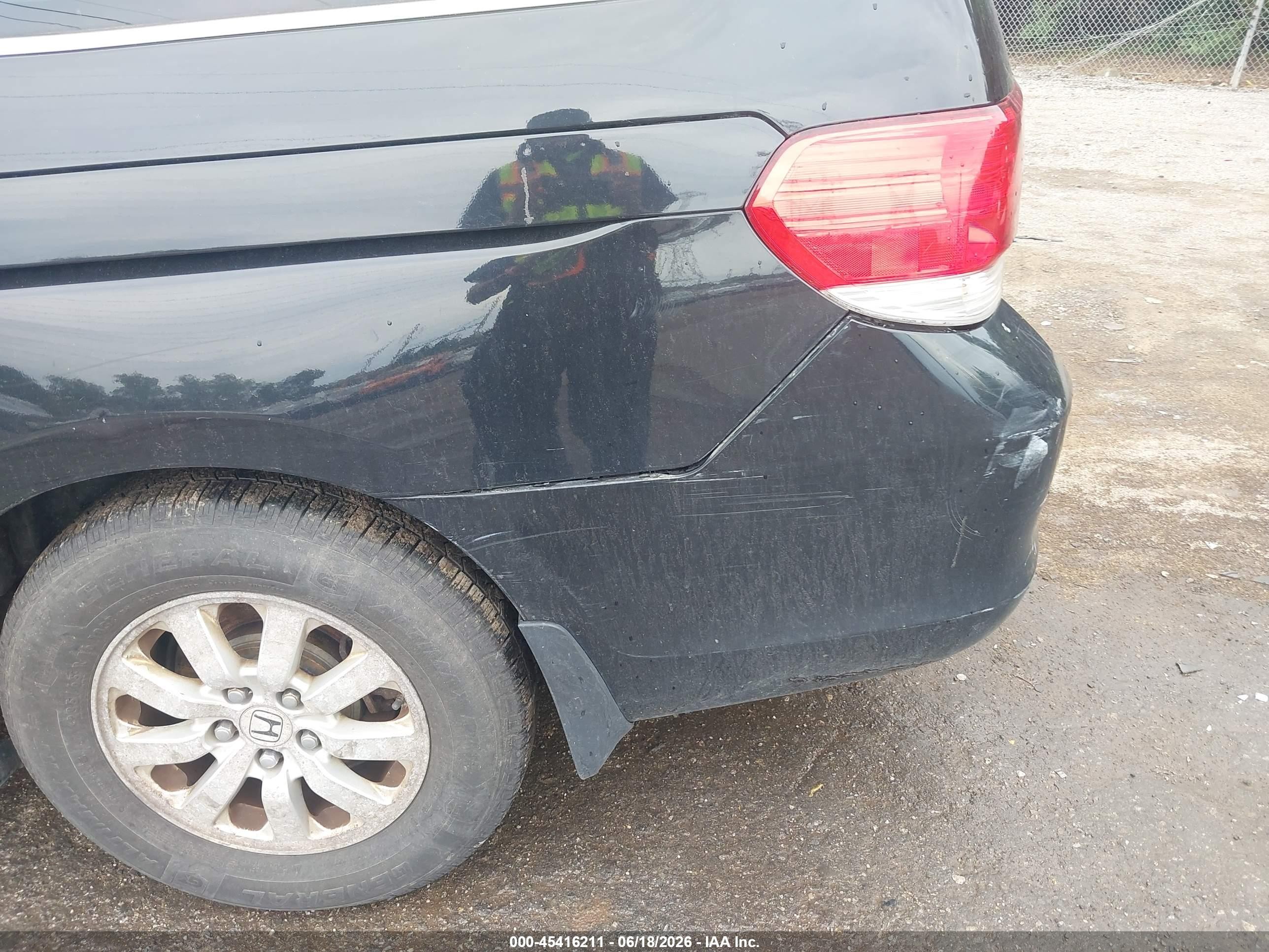 2010 Honda Odyssey Ex-l Black vin: 5FNRL3H65AB034950