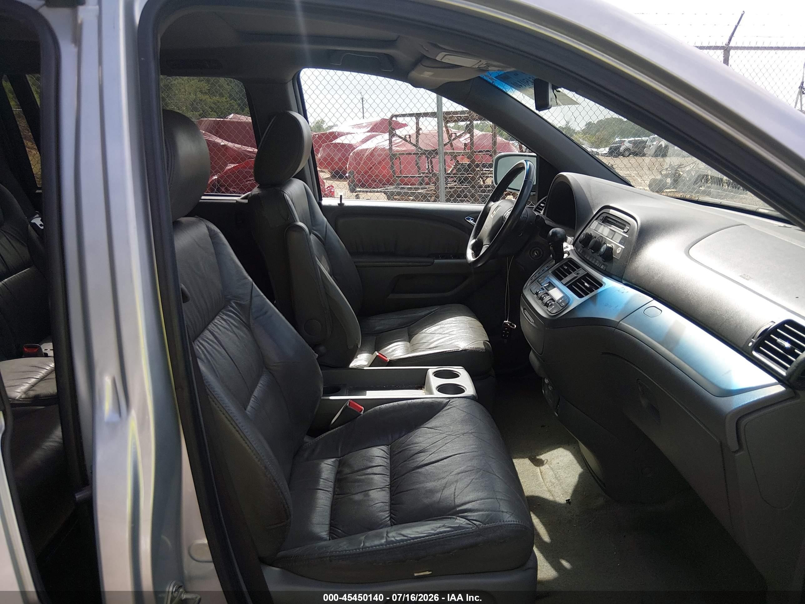 2010 Honda Odyssey Ex-l Silver vin: 5FNRL3H65AB035418