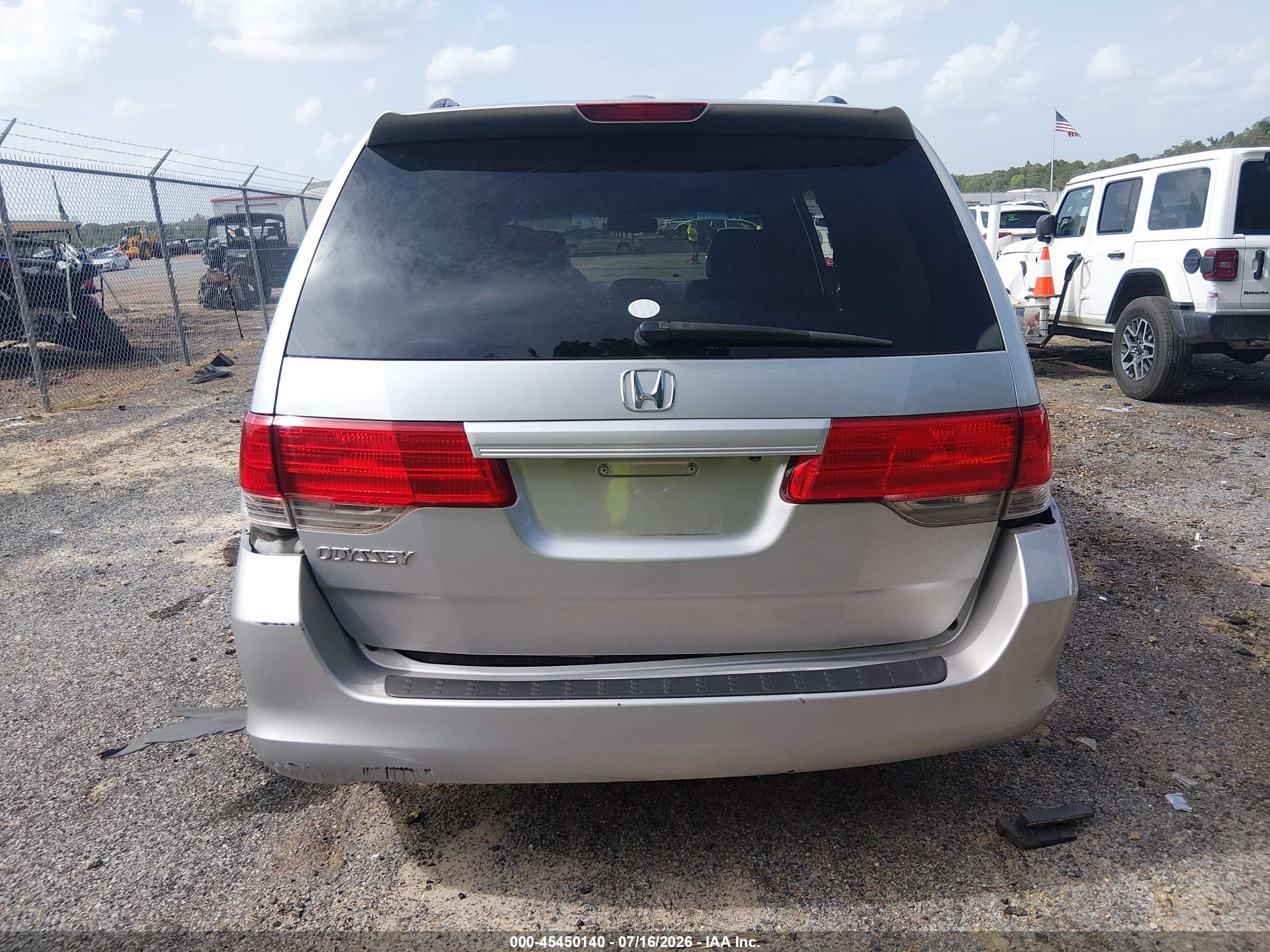 2010 Honda Odyssey Ex-l Silver vin: 5FNRL3H65AB035418