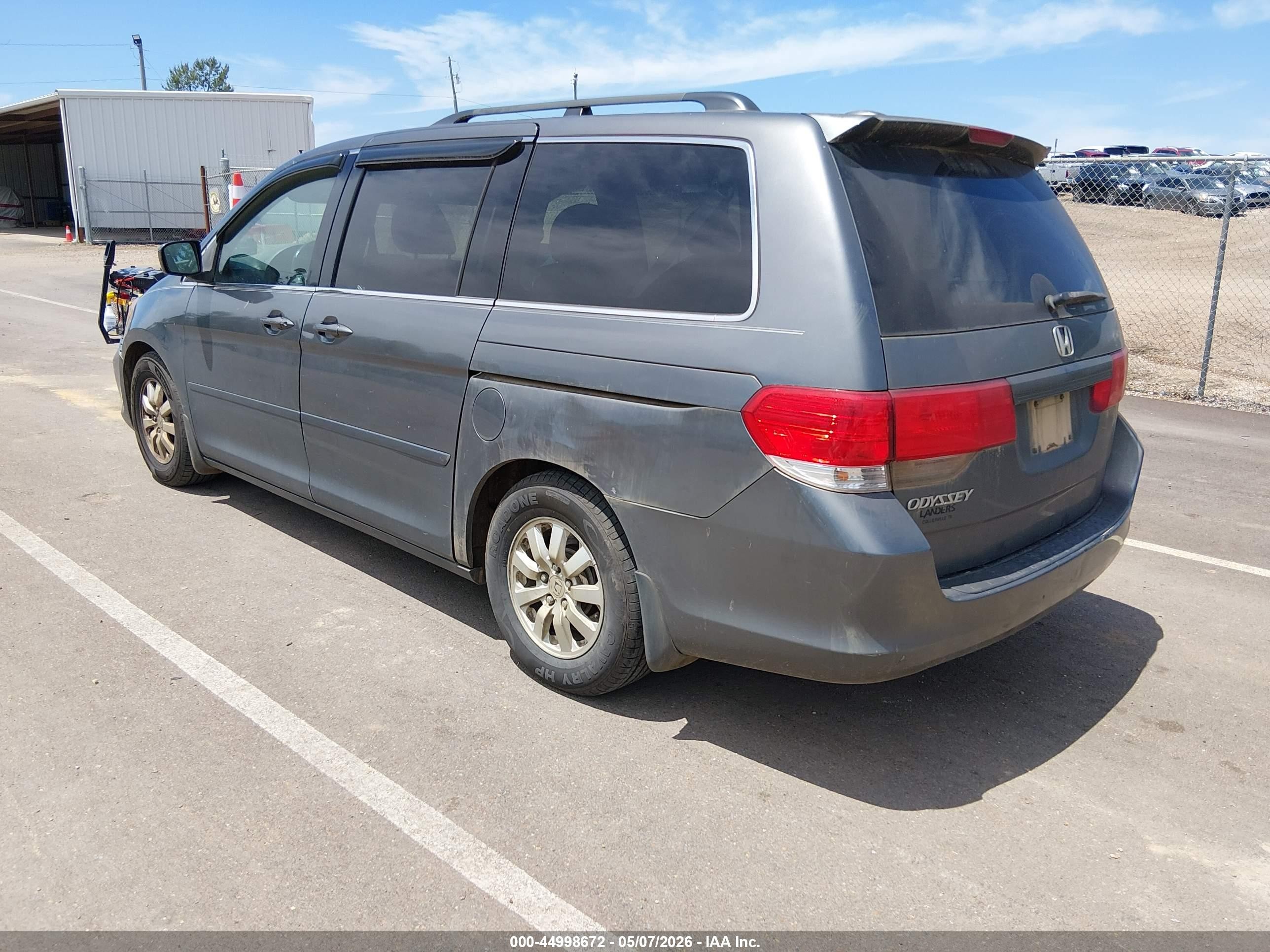 2010 Honda Odyssey Ex-l Серый vin: 5FNRL3H65AB075630