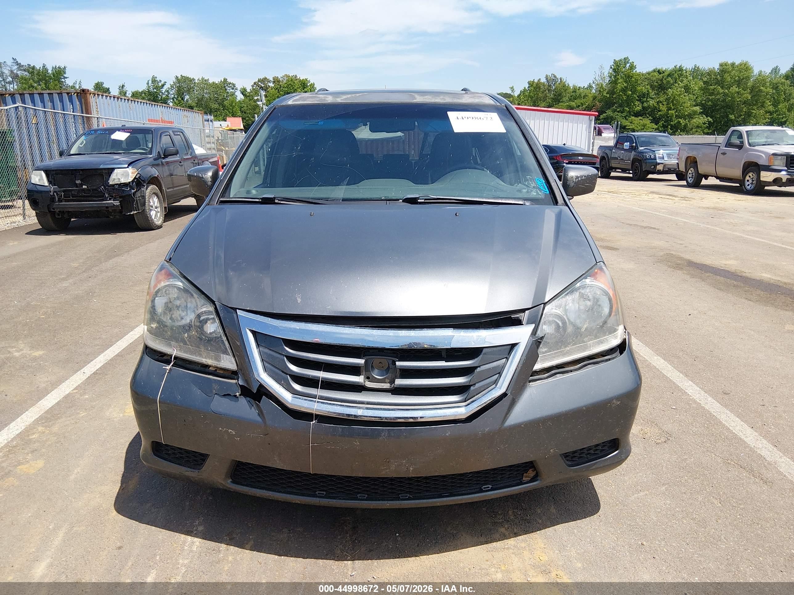 2010 Honda Odyssey Ex-l Серый vin: 5FNRL3H65AB075630