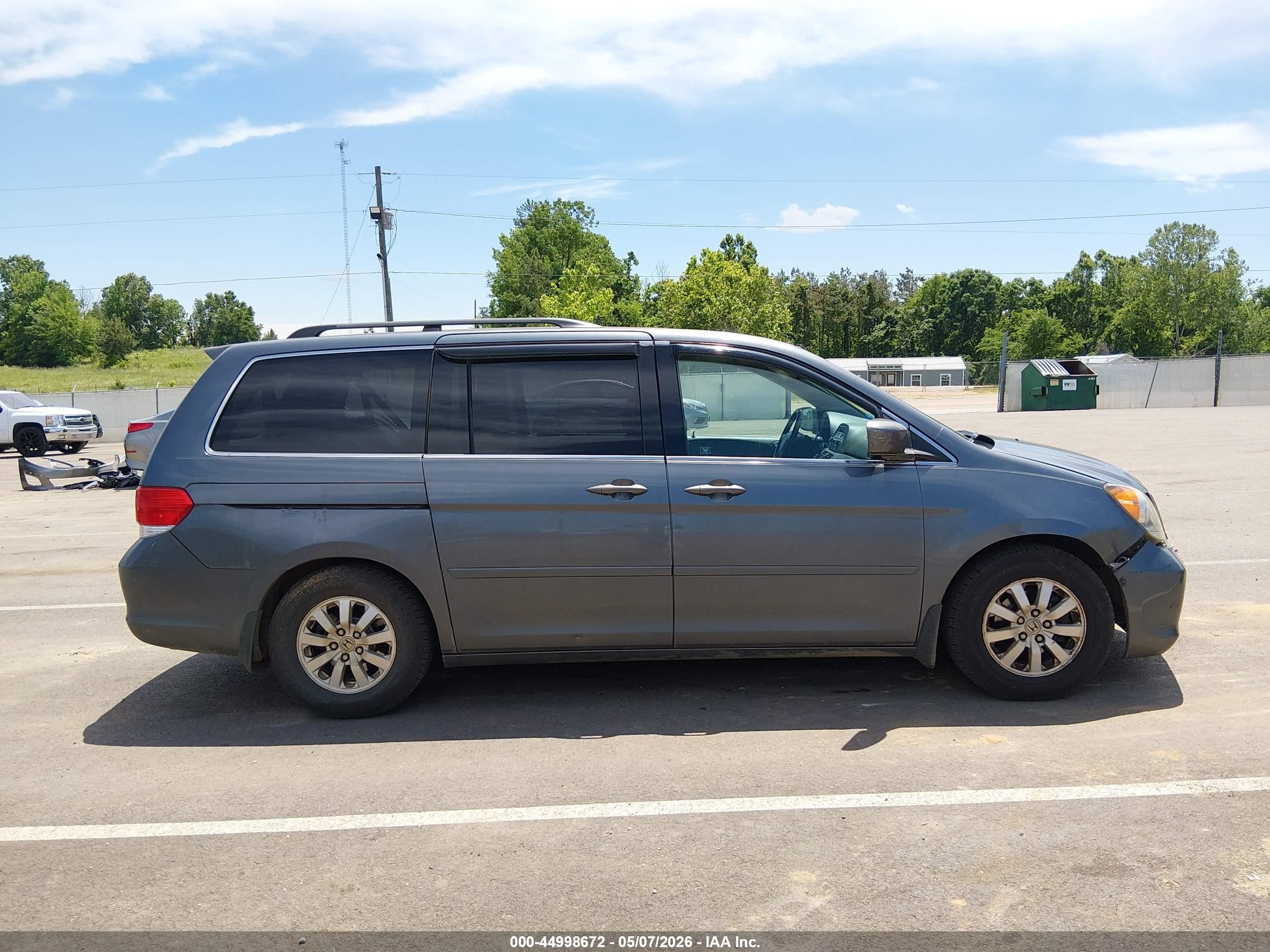 2010 Honda Odyssey Ex-l Серый vin: 5FNRL3H65AB075630