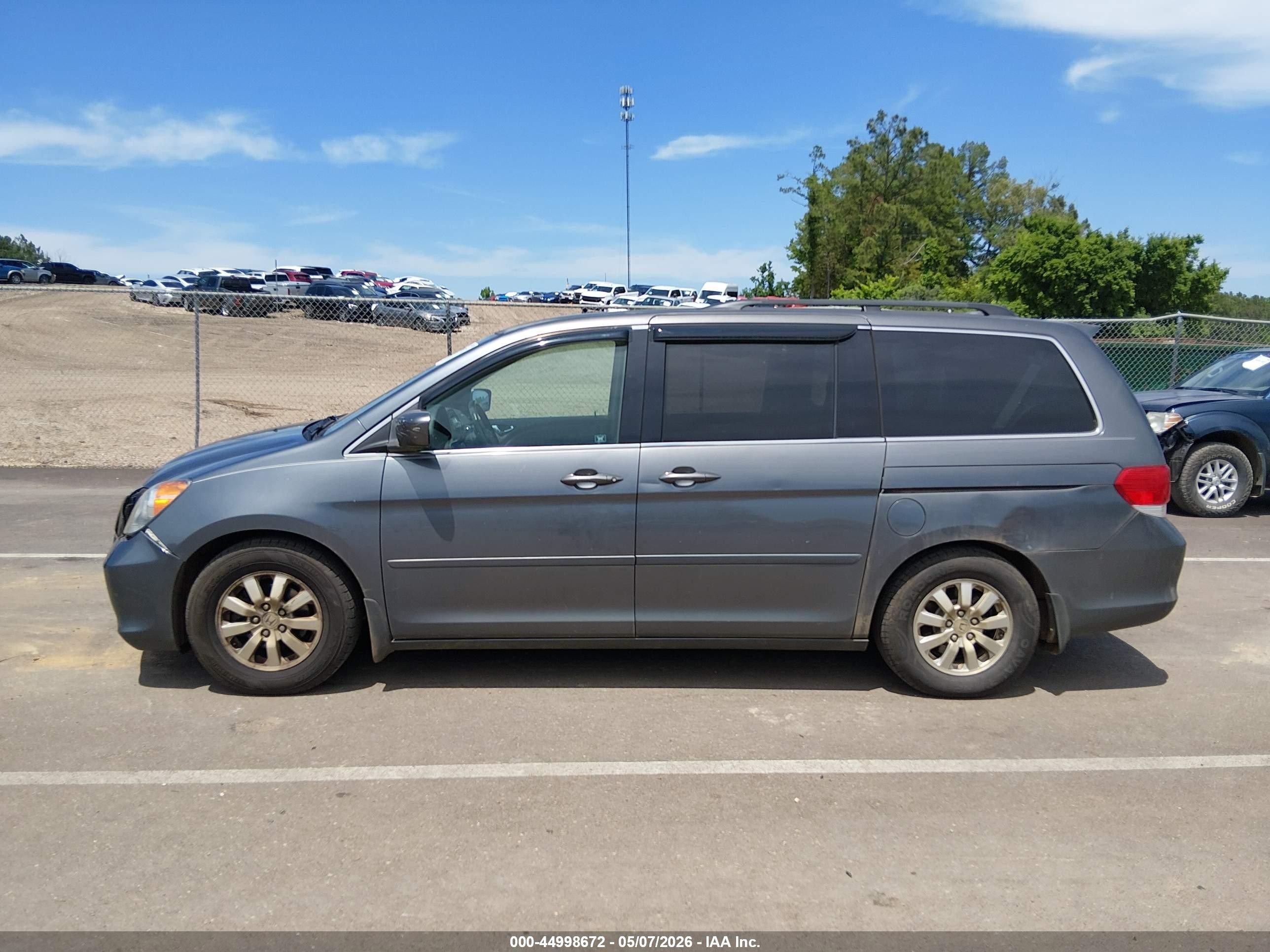 2010 Honda Odyssey Ex-l Серый vin: 5FNRL3H65AB075630
