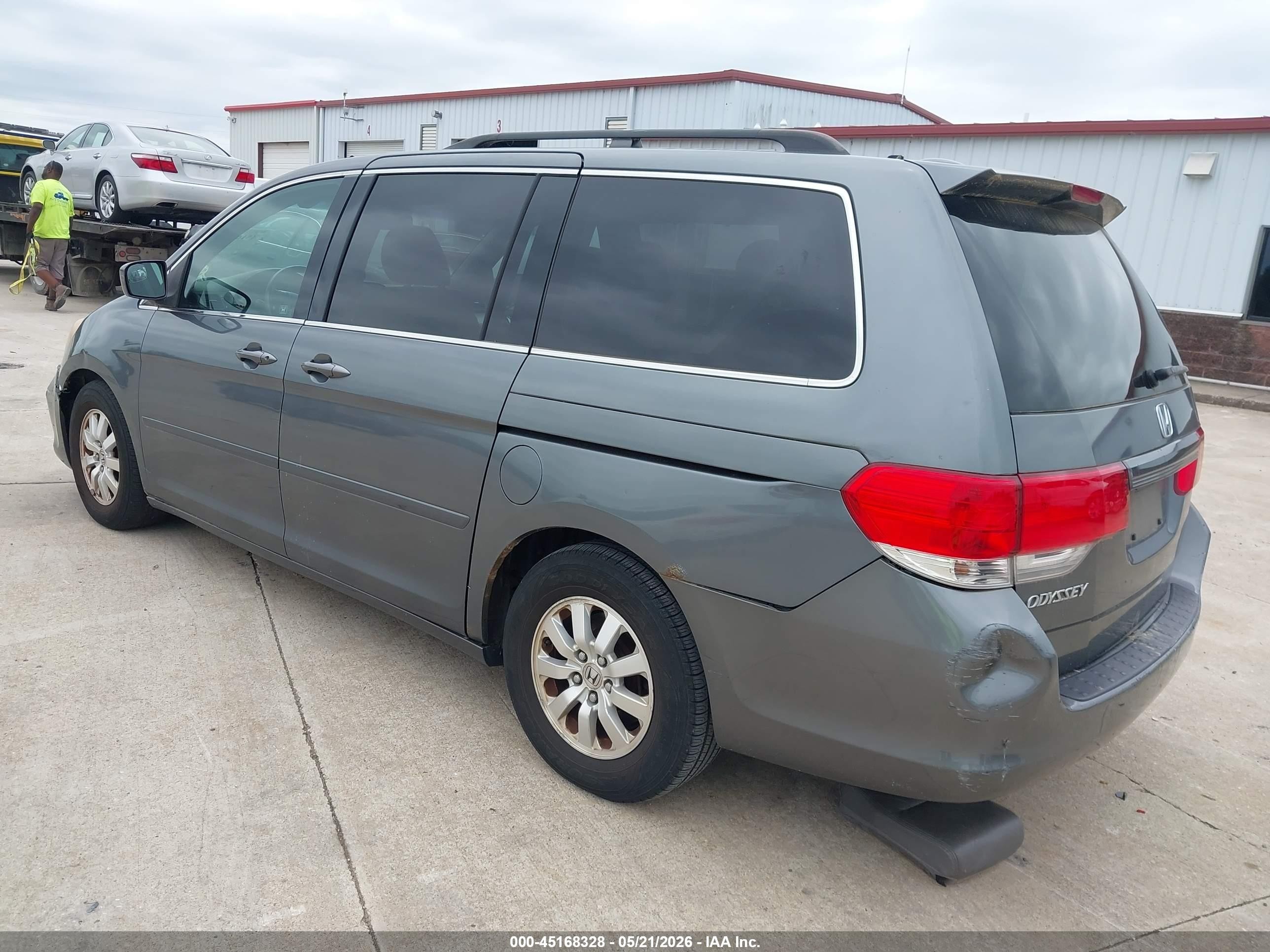 2010 Honda Odyssey Ex-l Gray vin: 5FNRL3H66AB008776