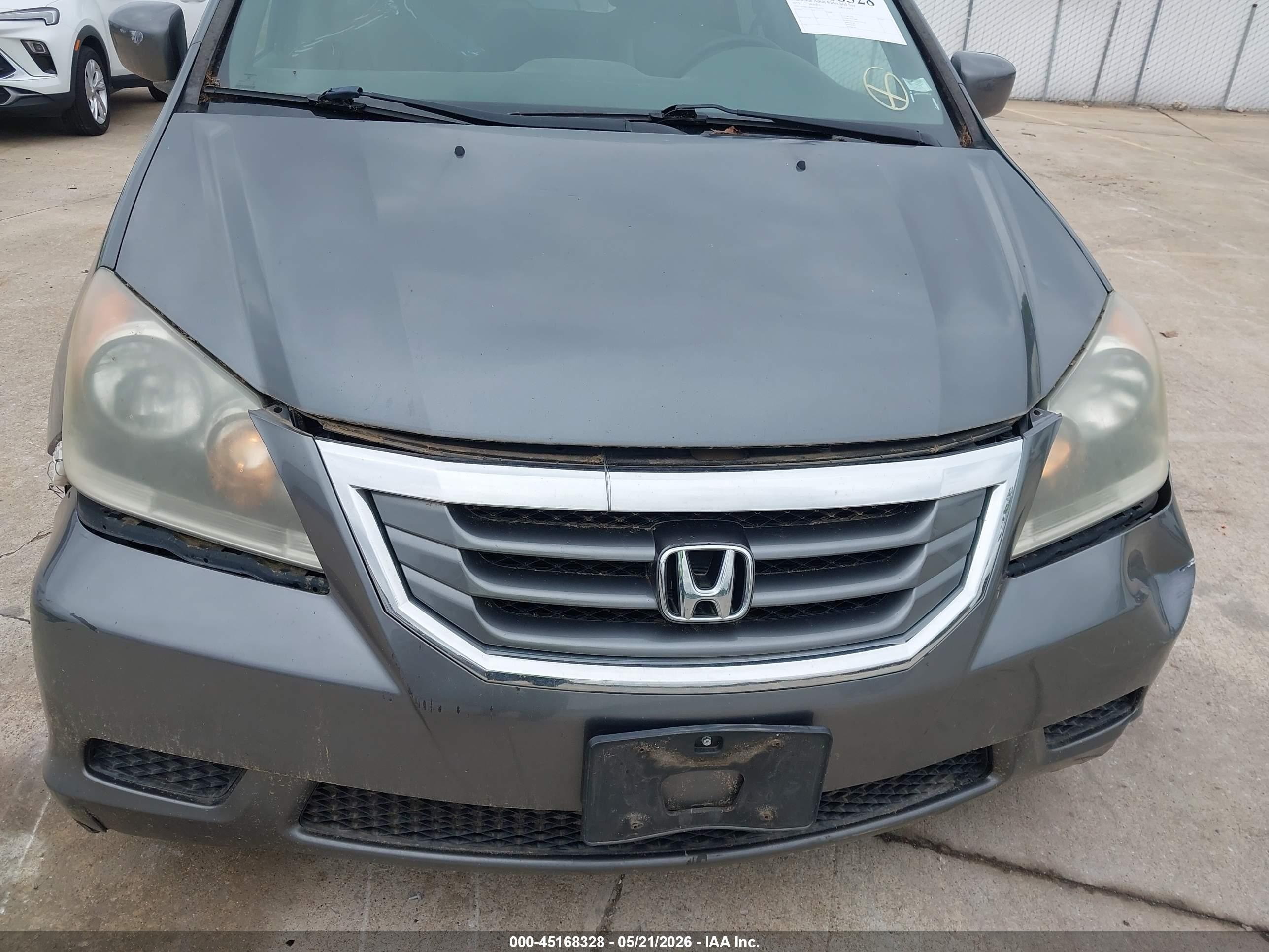 2010 Honda Odyssey Ex-l Gray vin: 5FNRL3H66AB008776