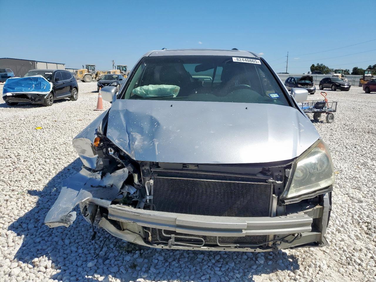 2010 Honda Odyssey Exl Silver vin: 5FNRL3H66AB014027