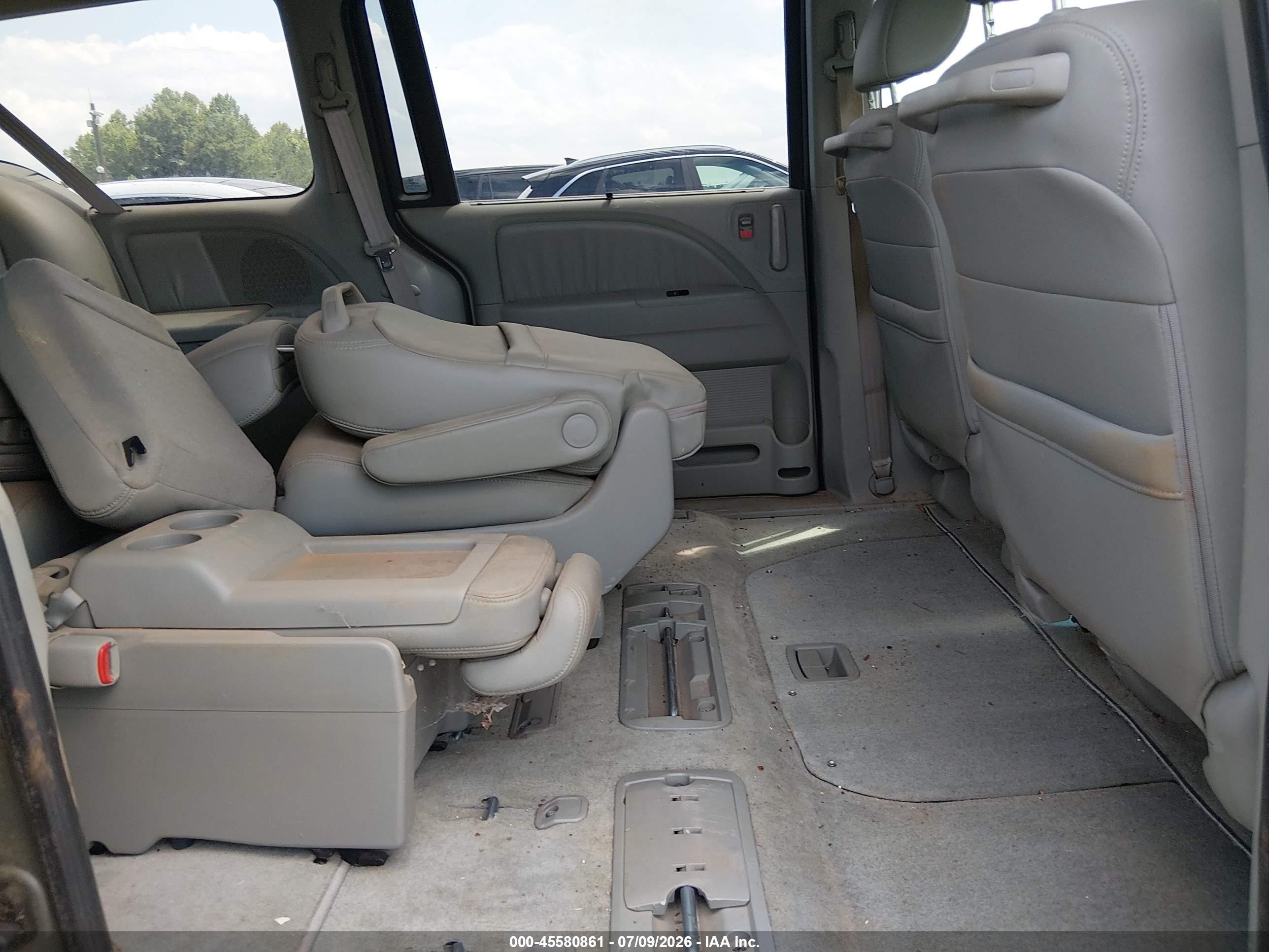 2010 Honda Odyssey Ex-l Silver vin: 5FNRL3H66AB014447