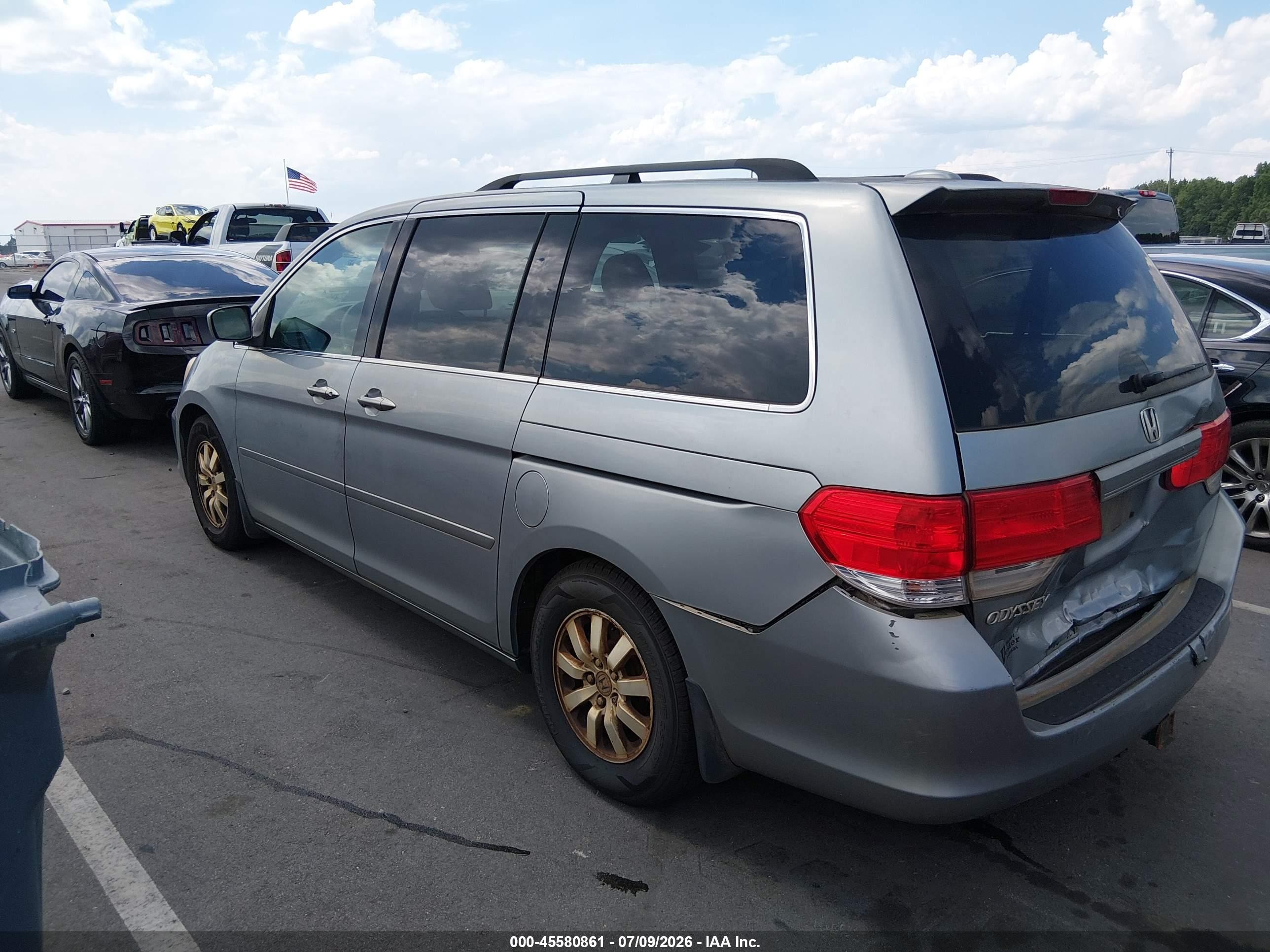 2010 Honda Odyssey Ex-l Silver vin: 5FNRL3H66AB014447
