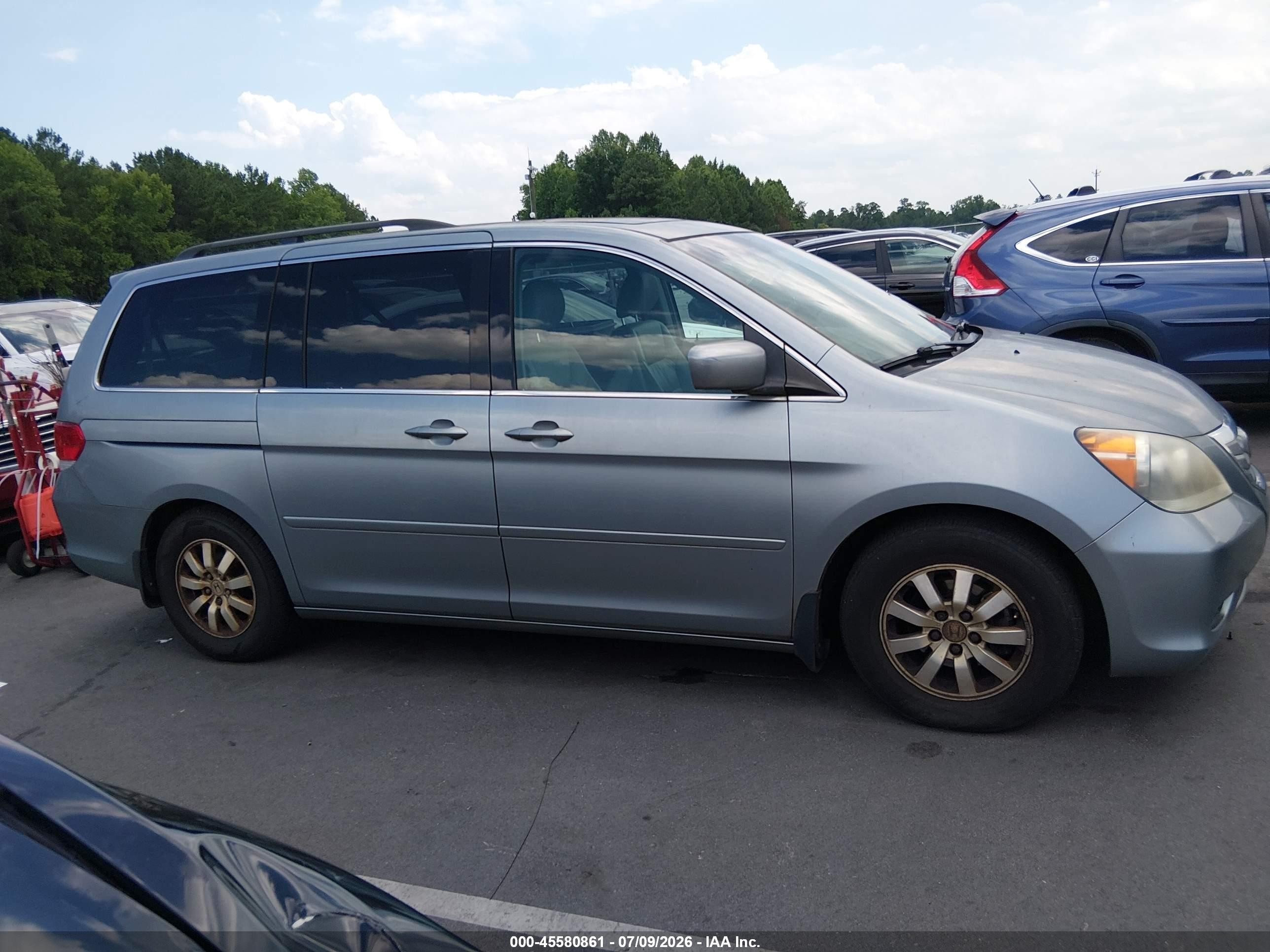 2010 Honda Odyssey Ex-l Silver vin: 5FNRL3H66AB014447