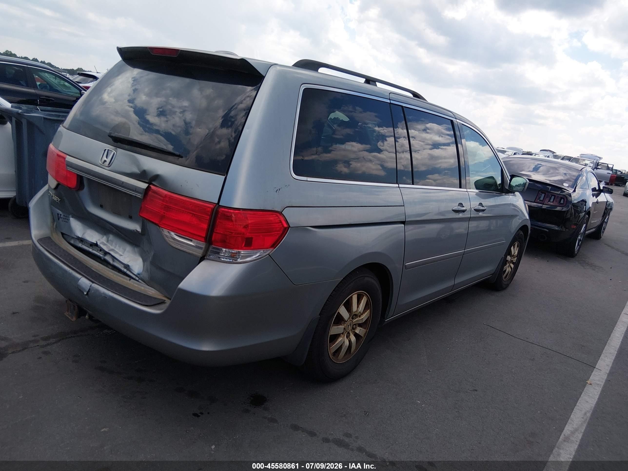 2010 Honda Odyssey Ex-l Silver vin: 5FNRL3H66AB014447