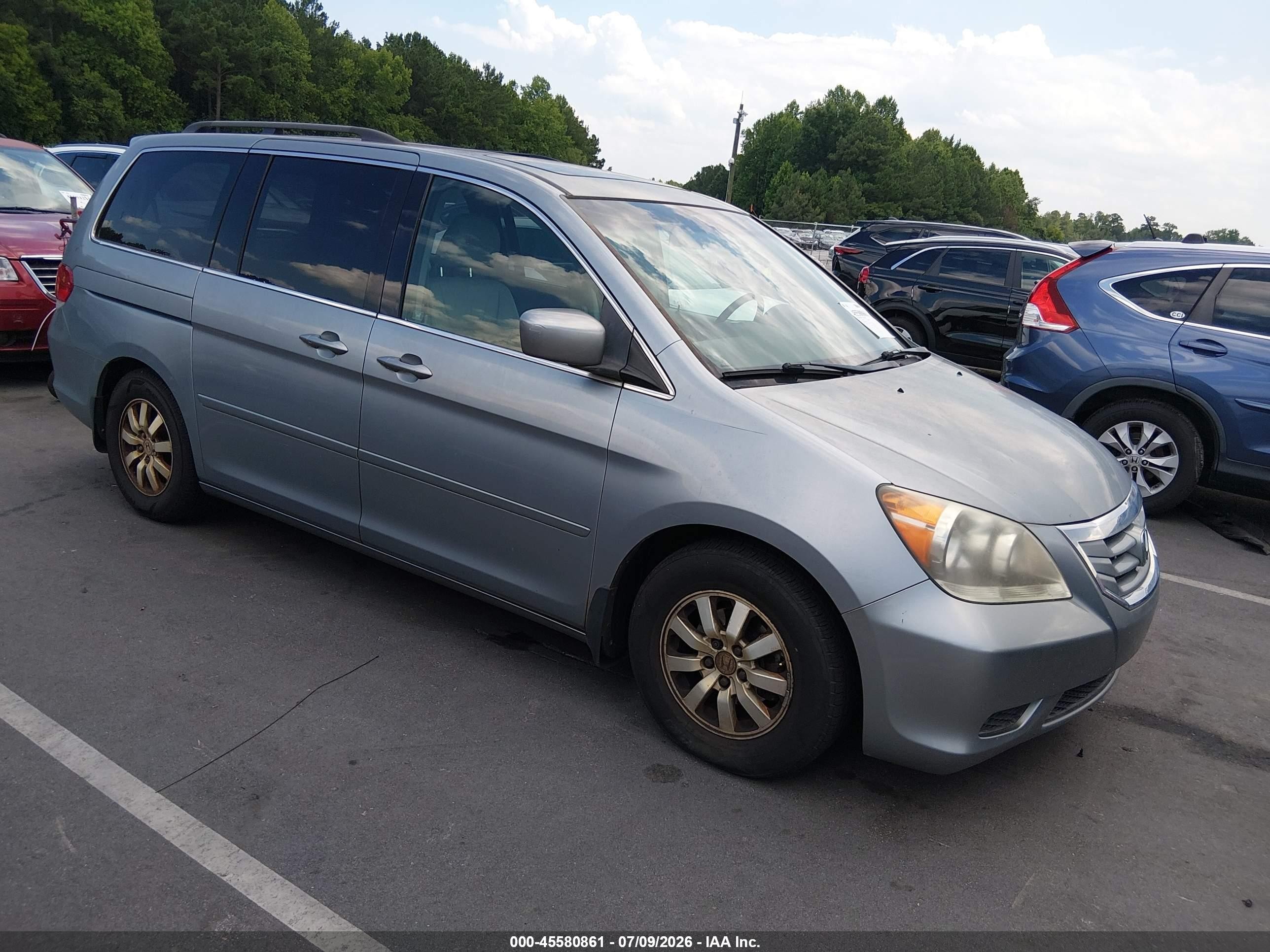 2010 Honda Odyssey Ex-l Silver vin: 5FNRL3H66AB014447