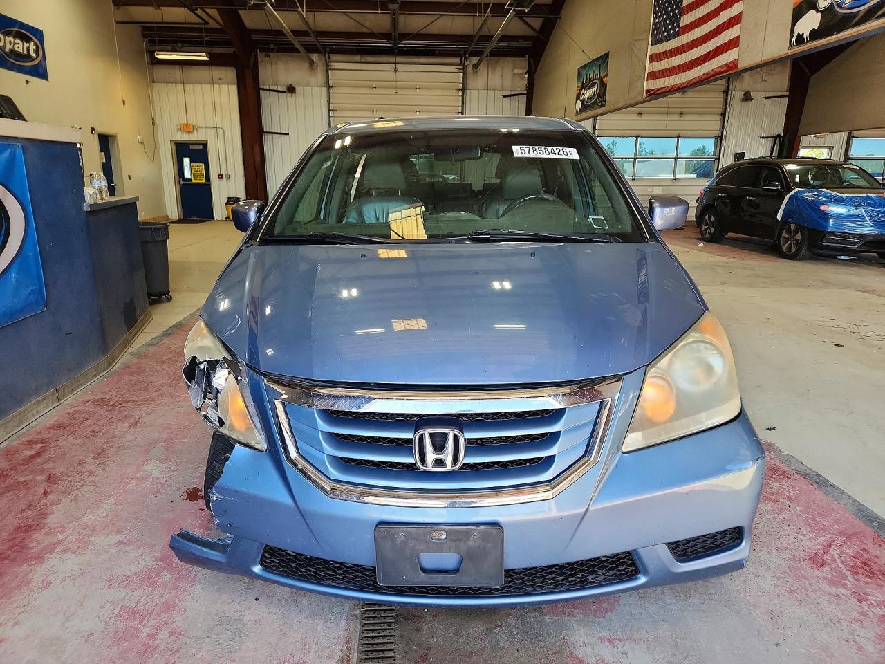 2010 Honda Odyssey Exl Blue vin: 5FNRL3H66AB071599