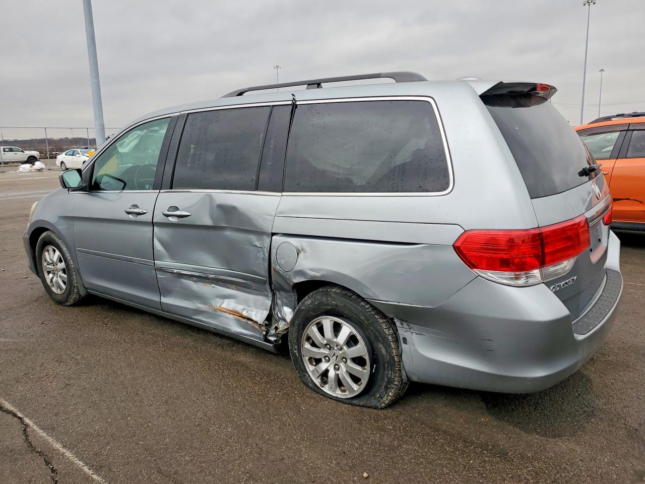 2010 Honda Odyssey Exl Blue vin: 5FNRL3H66AB097152