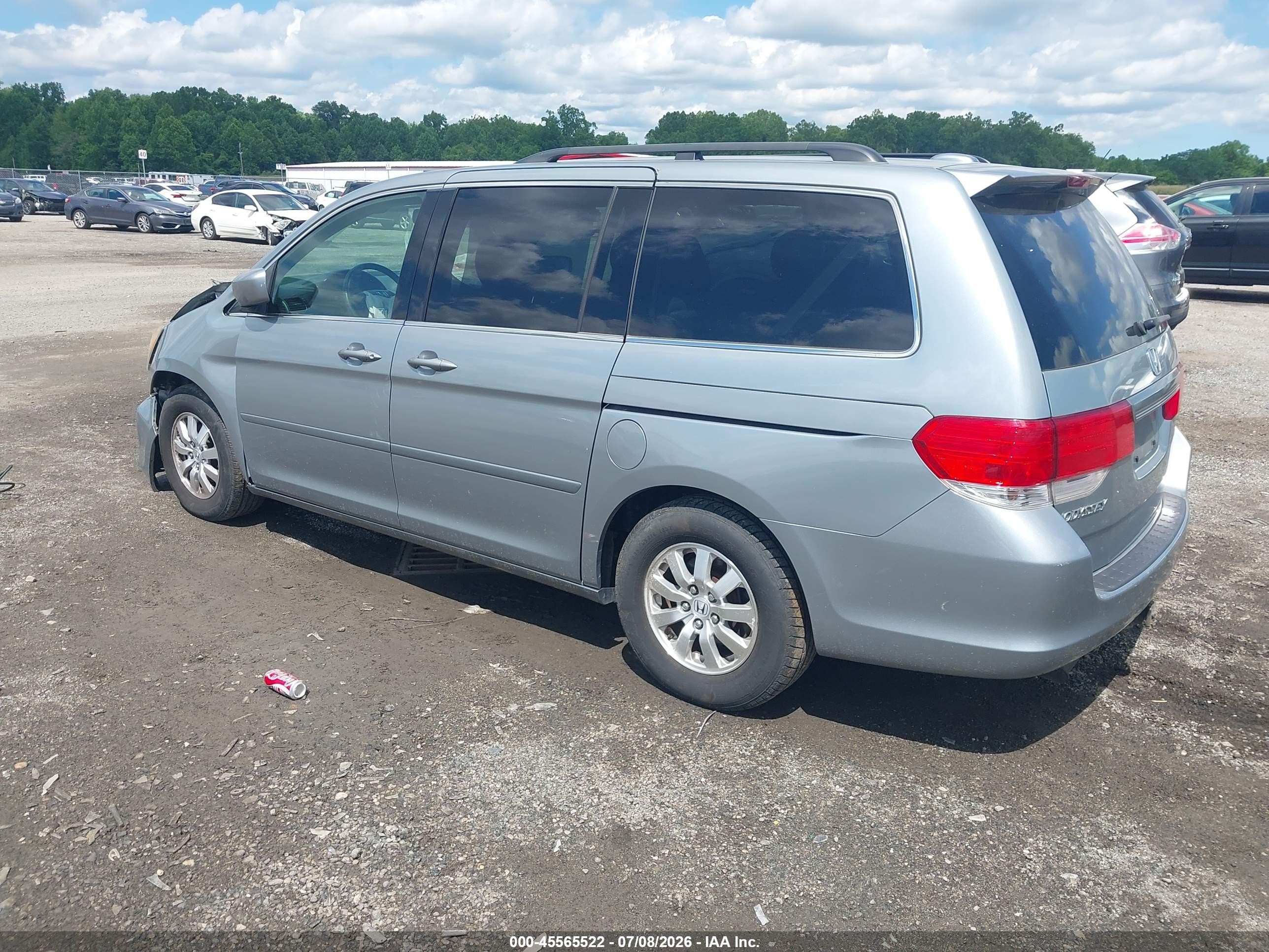 2010 Honda Odyssey Ex-l Silver vin: 5FNRL3H66AB108120