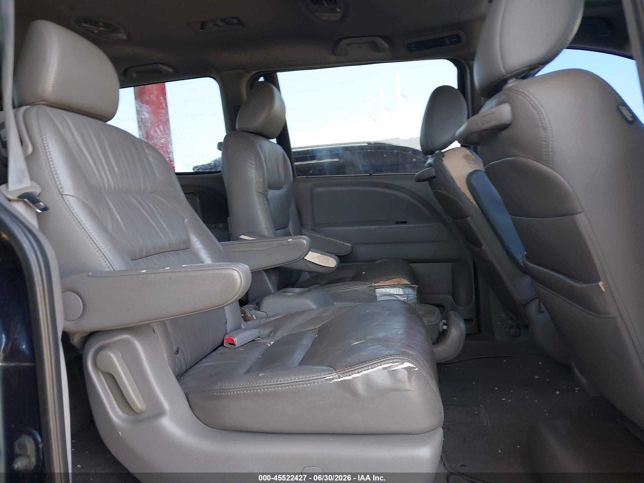 2010 Honda Odyssey Ex-l Blue vin: 5FNRL3H67AB034769