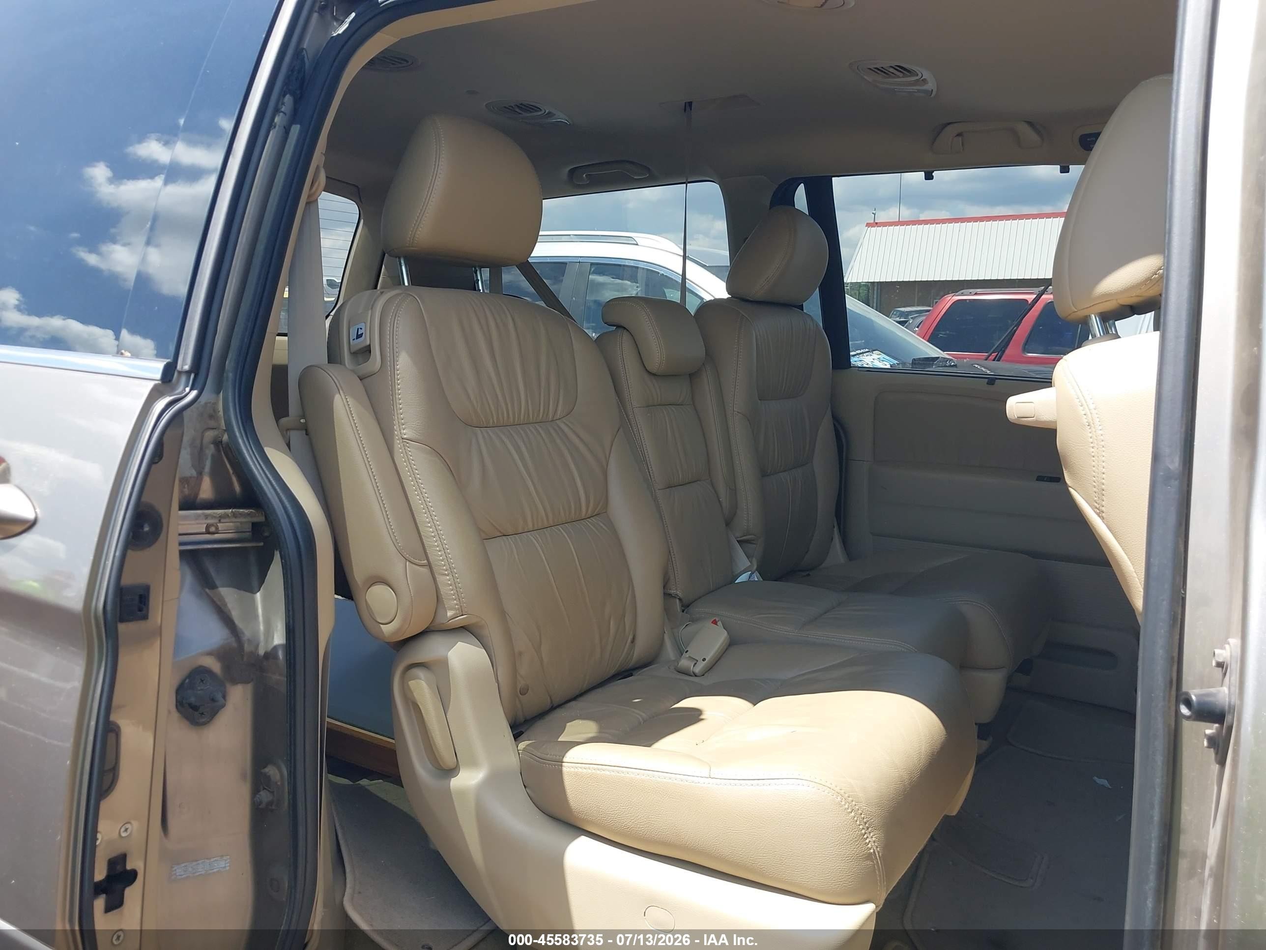 2010 Honda Odyssey Ex-l Gold vin: 5FNRL3H67AB108630