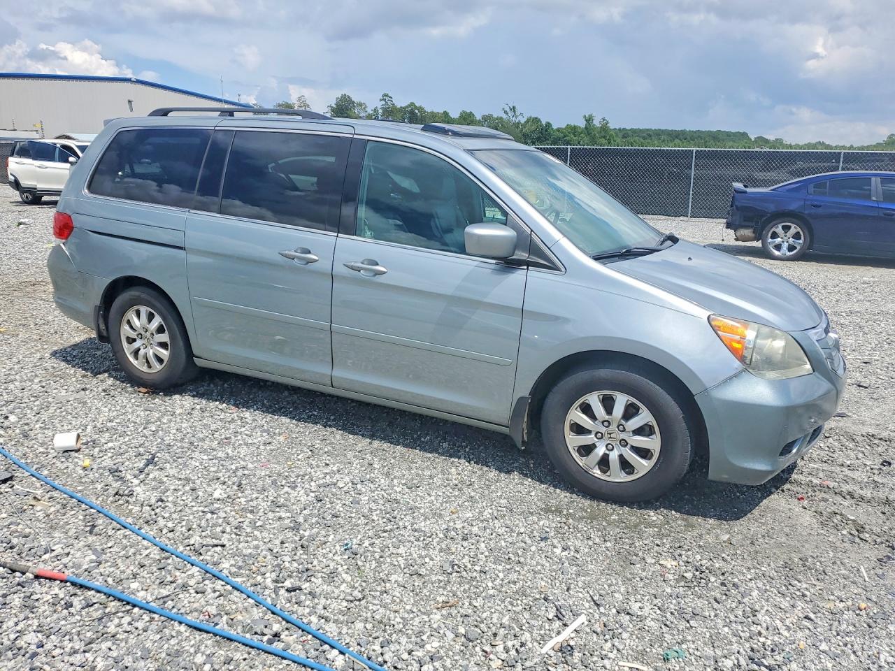 2010 Honda Odyssey Exl Blue vin: 5FNRL3H68AB002607