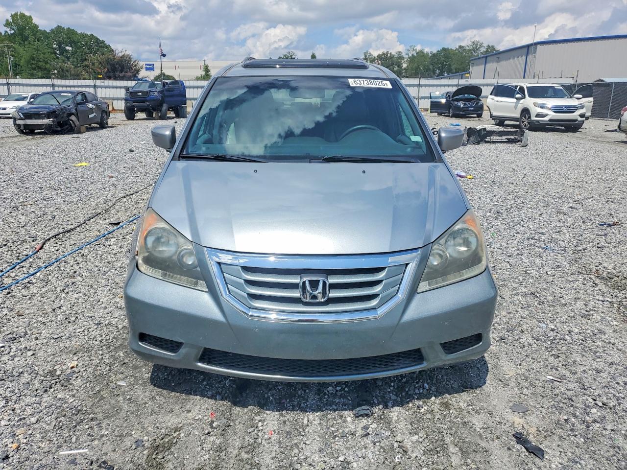 2010 Honda Odyssey Exl Blue vin: 5FNRL3H68AB002607
