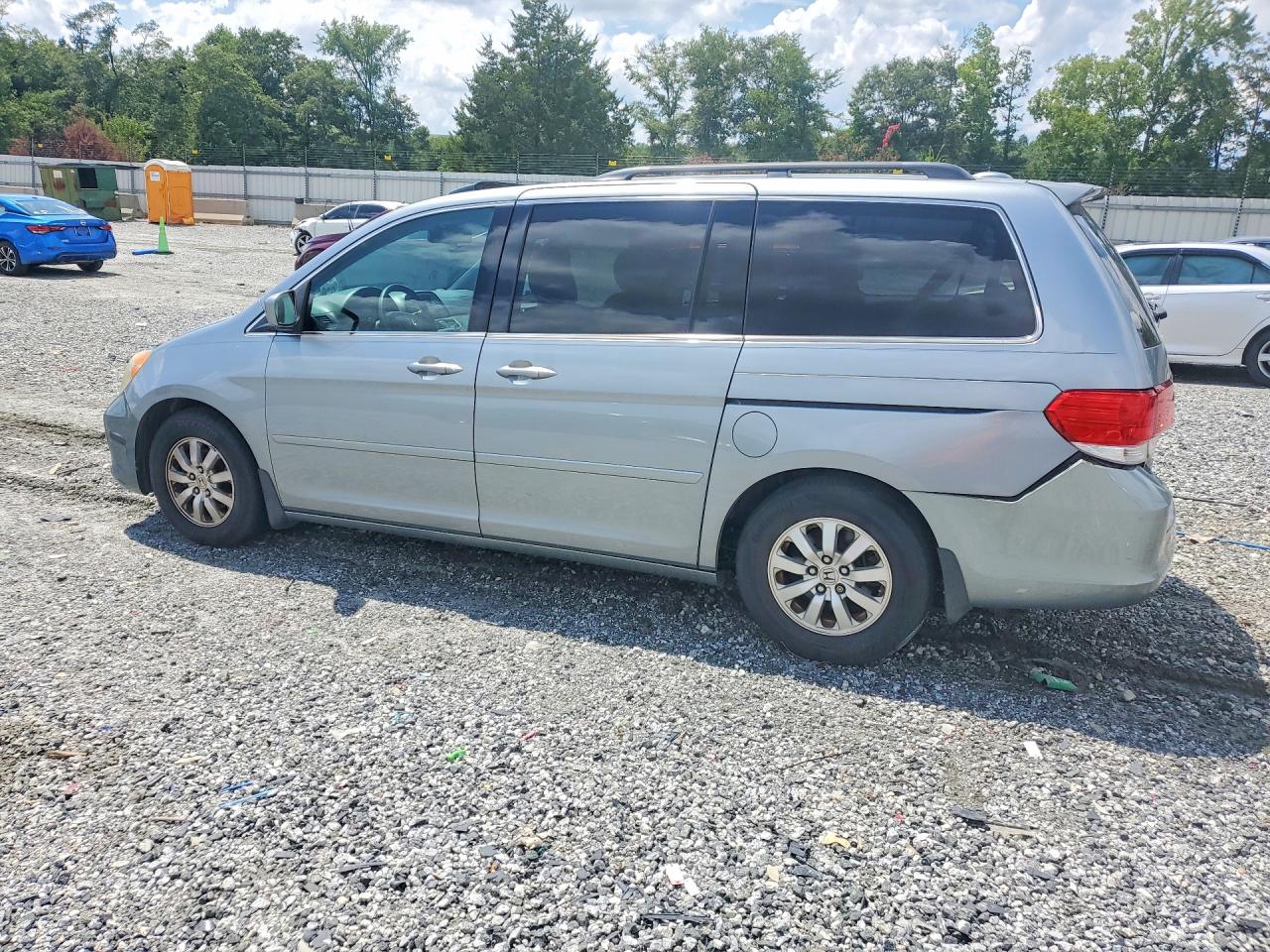 2010 Honda Odyssey Exl Blue vin: 5FNRL3H68AB002607
