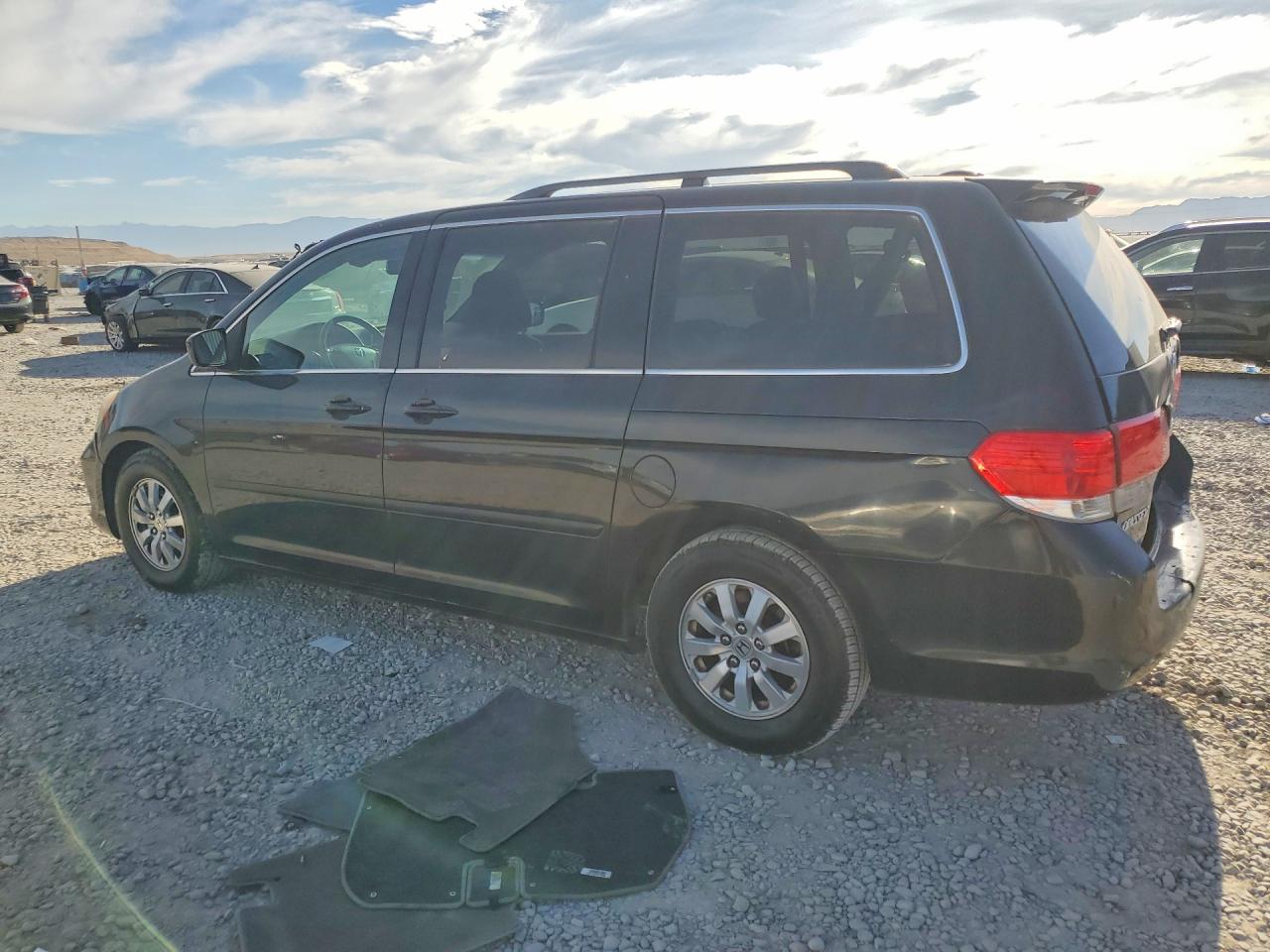 2010 Honda Odyssey Exl Black vin: 5FNRL3H68AB037115