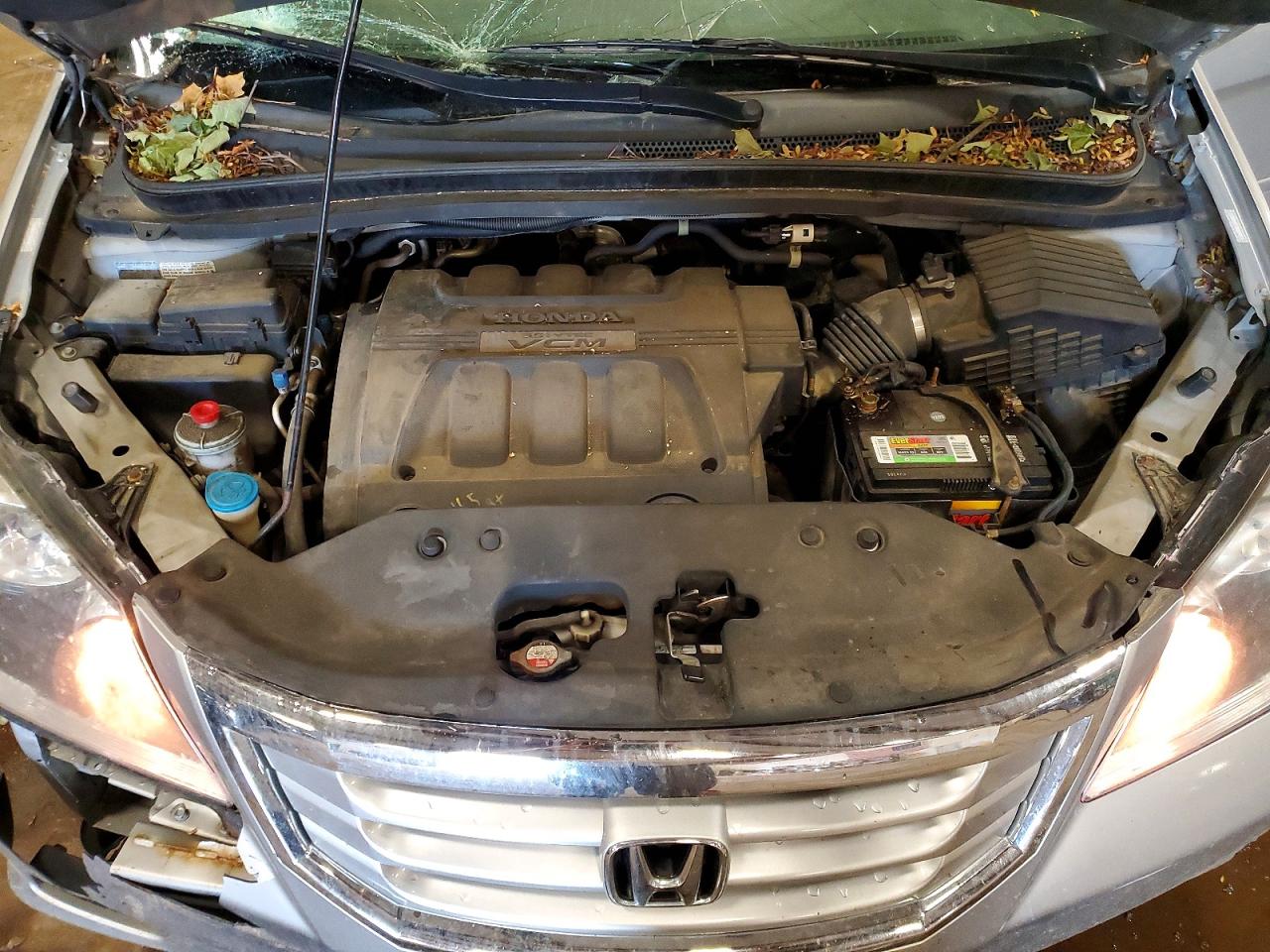 2010 Honda Odyssey Exl Silver vin: 5FNRL3H68AB040239