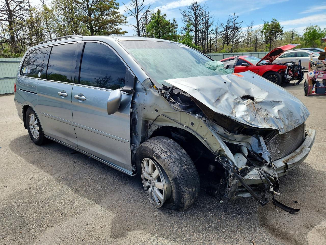 2010 Honda Odyssey Exl Silver vin: 5FNRL3H68AB072656