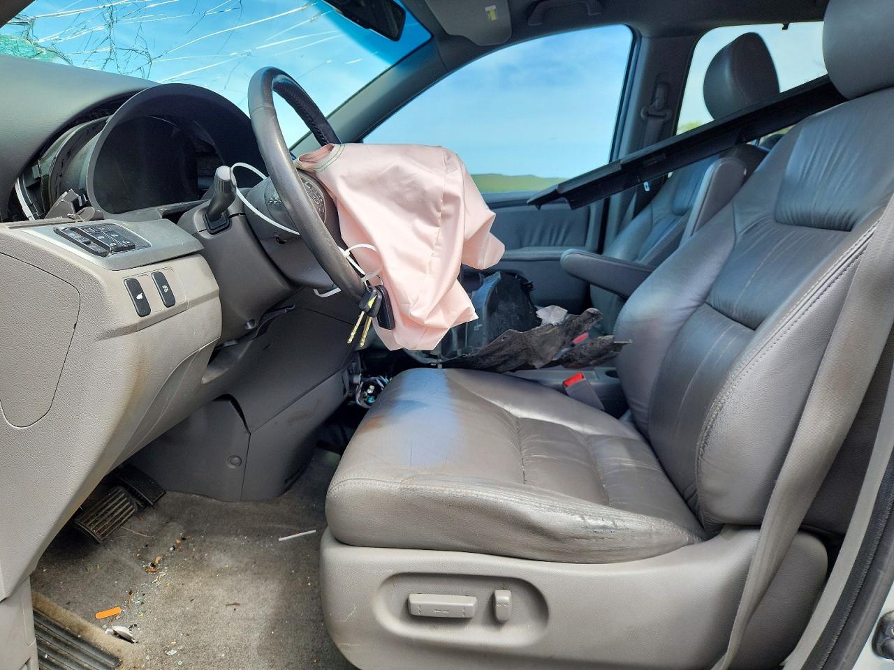 2010 Honda Odyssey Exl Silver vin: 5FNRL3H68AB072656