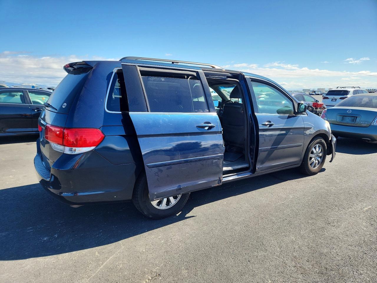 2010 Honda Odyssey Exl Синий vin: 5FNRL3H68AB091160