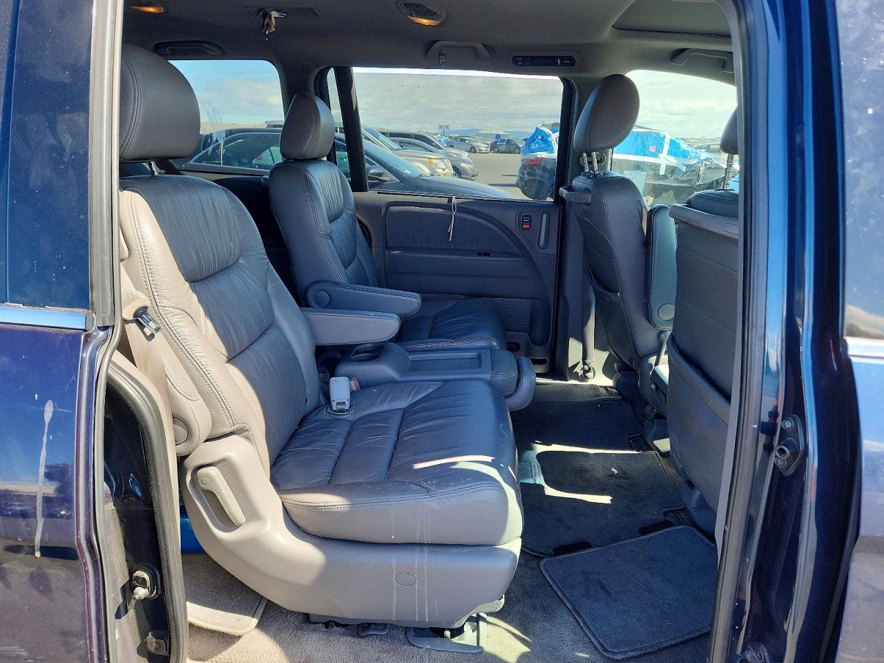 2010 Honda Odyssey Exl Синий vin: 5FNRL3H68AB091160