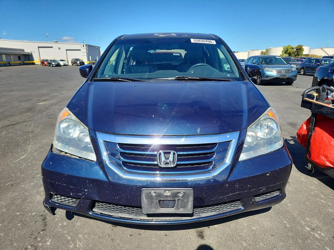 2010 Honda Odyssey Exl Синий vin: 5FNRL3H68AB091160