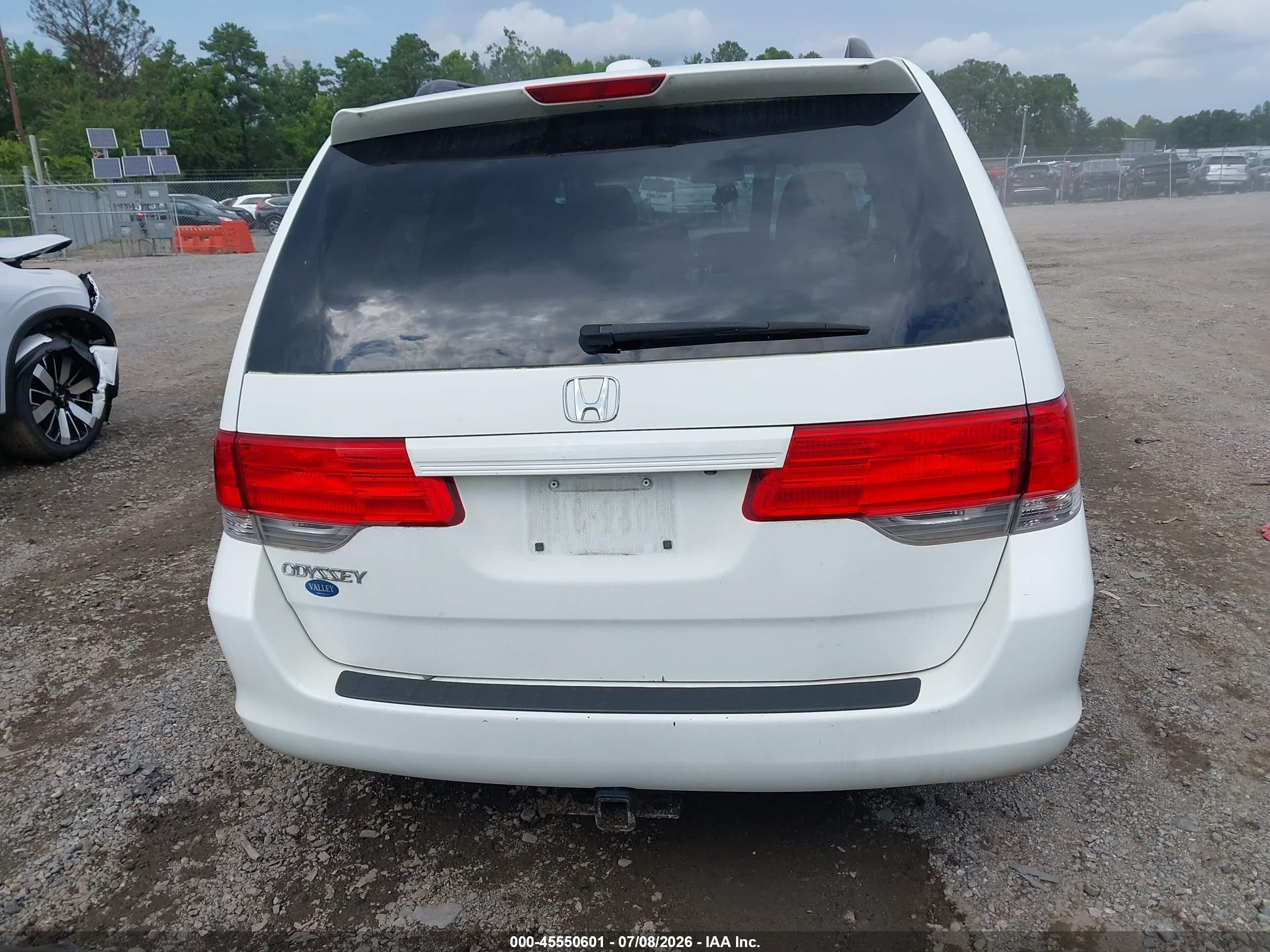2010 Honda Odyssey Ex-l Белый vin: 5FNRL3H68AB097542
