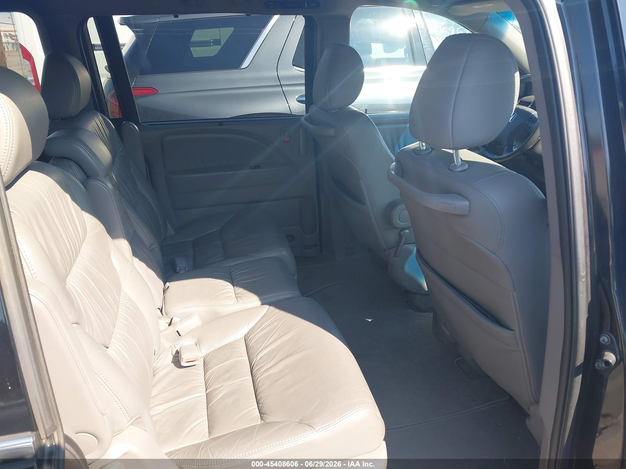 2010 Honda Odyssey Ex-l Black vin: 5FNRL3H68AB098299