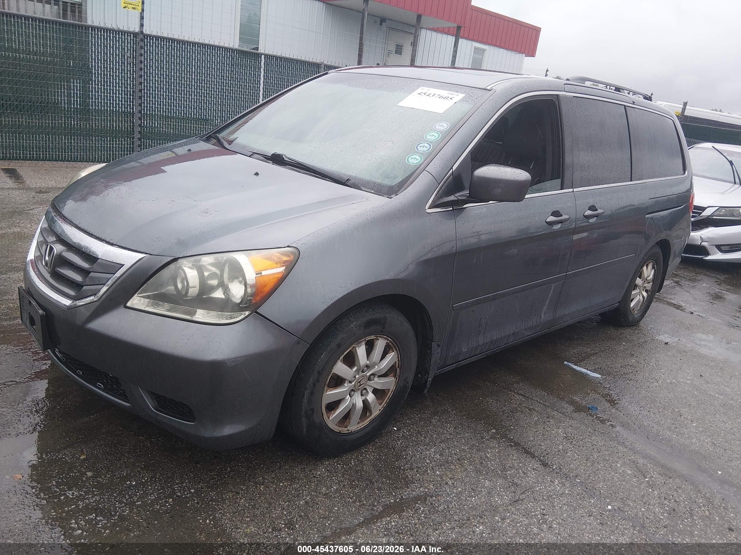 2010 Honda Odyssey Ex-l Gray vin: 5FNRL3H69AB021537
