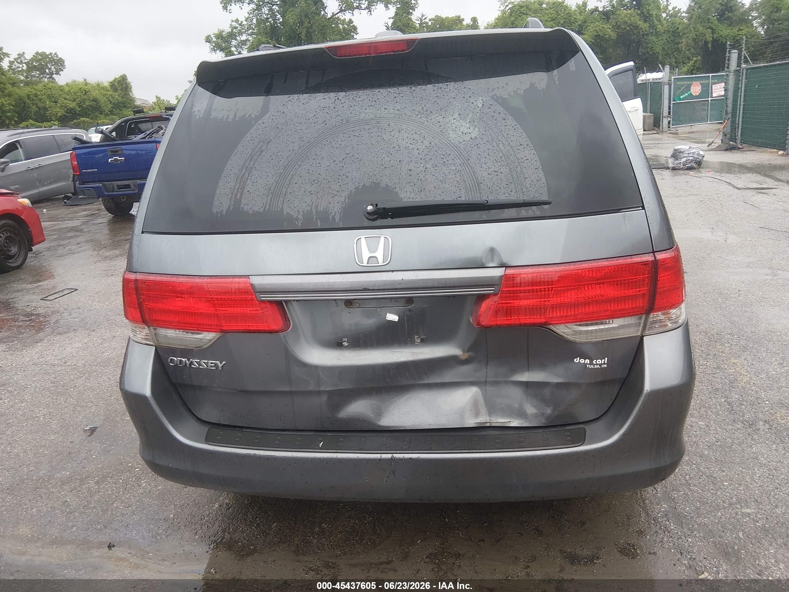 2010 Honda Odyssey Ex-l Gray vin: 5FNRL3H69AB021537