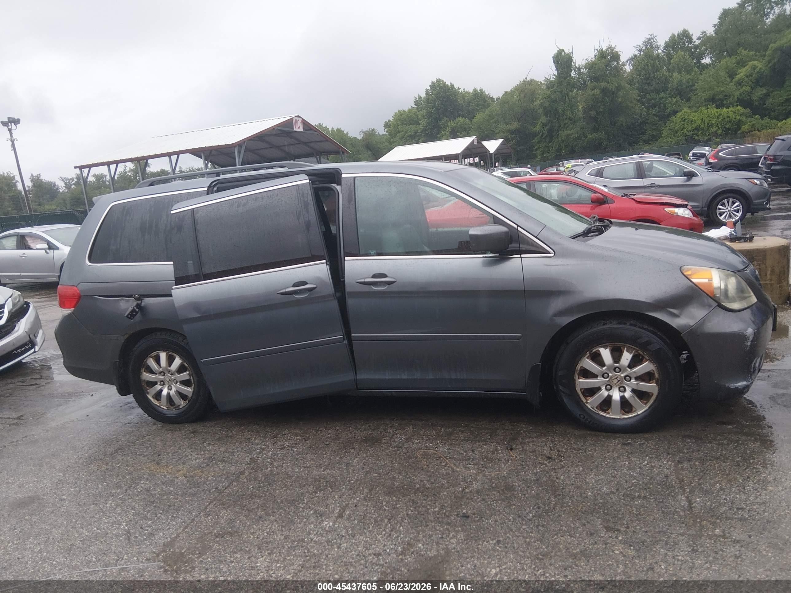 2010 Honda Odyssey Ex-l Gray vin: 5FNRL3H69AB021537