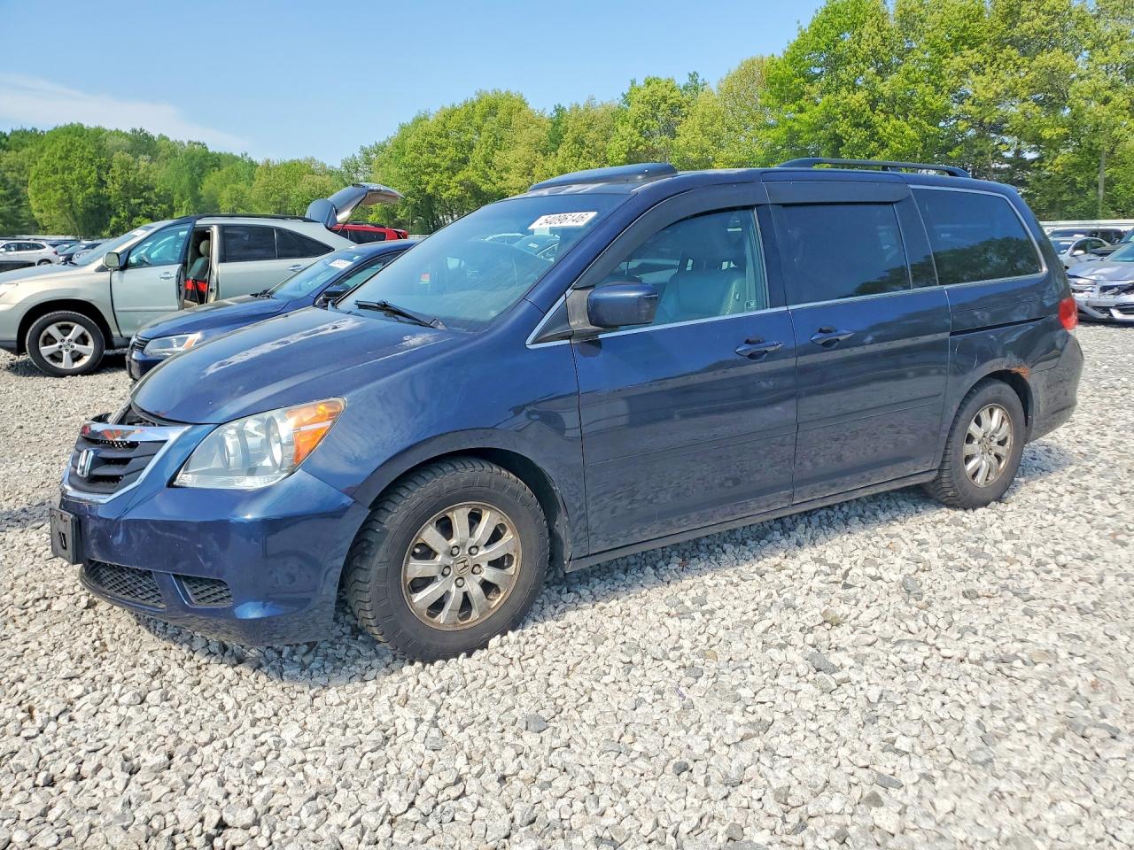 2010 Honda Odyssey Exl Blue vin: 5FNRL3H69AB052206