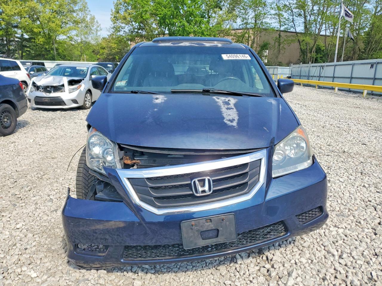2010 Honda Odyssey Exl Blue vin: 5FNRL3H69AB052206