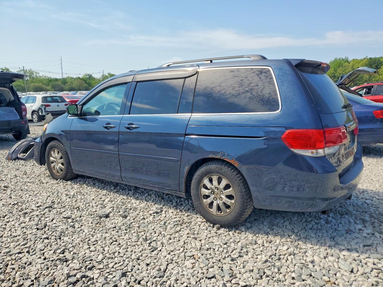 2010 Honda Odyssey Exl Blue vin: 5FNRL3H69AB052206