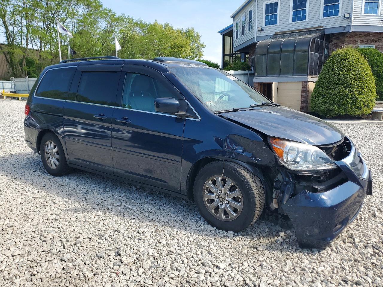 2010 Honda Odyssey Exl Blue vin: 5FNRL3H69AB052206