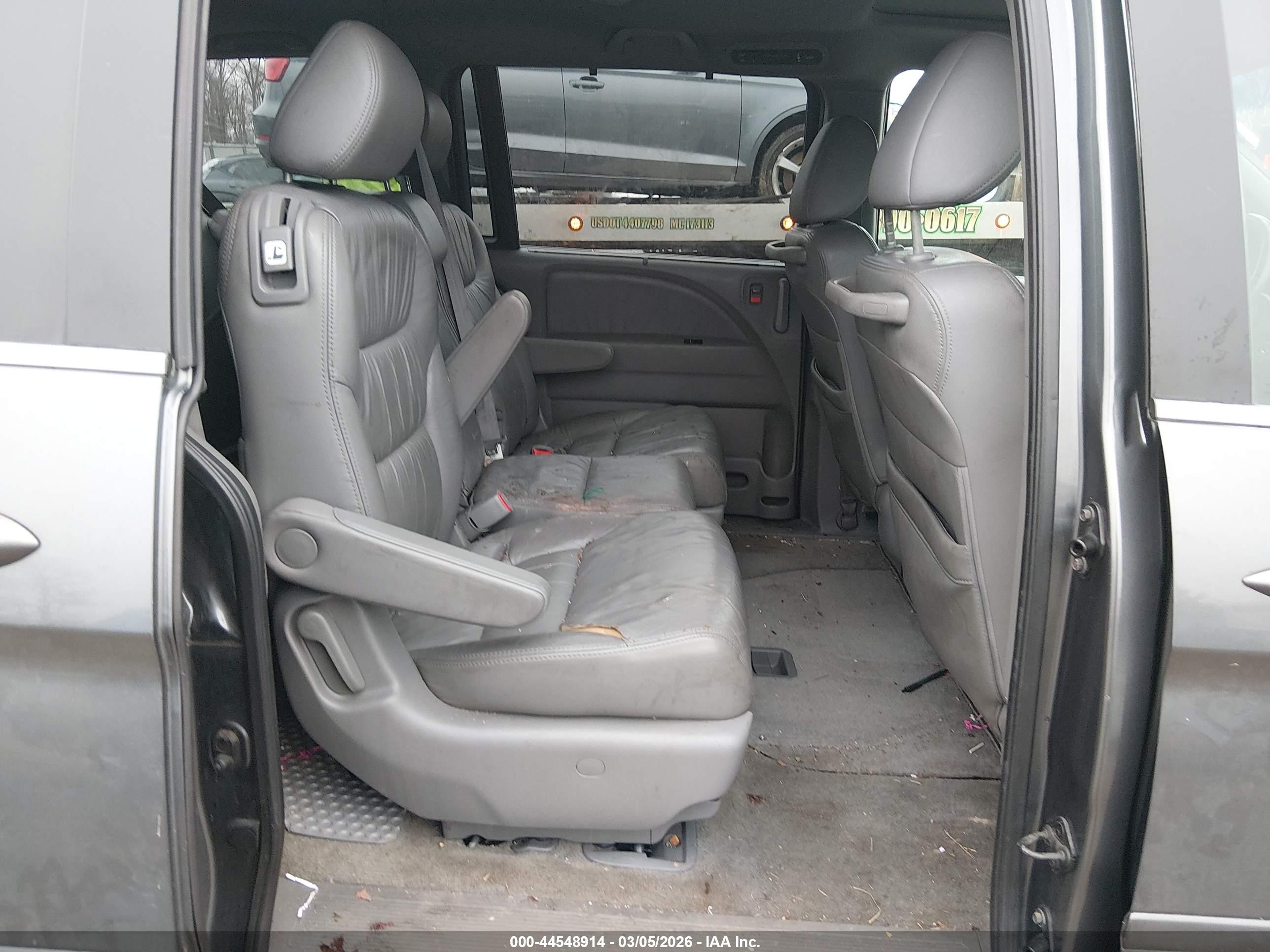 2010 Honda Odyssey Ex-l Gray vin: 5FNRL3H69AB054439