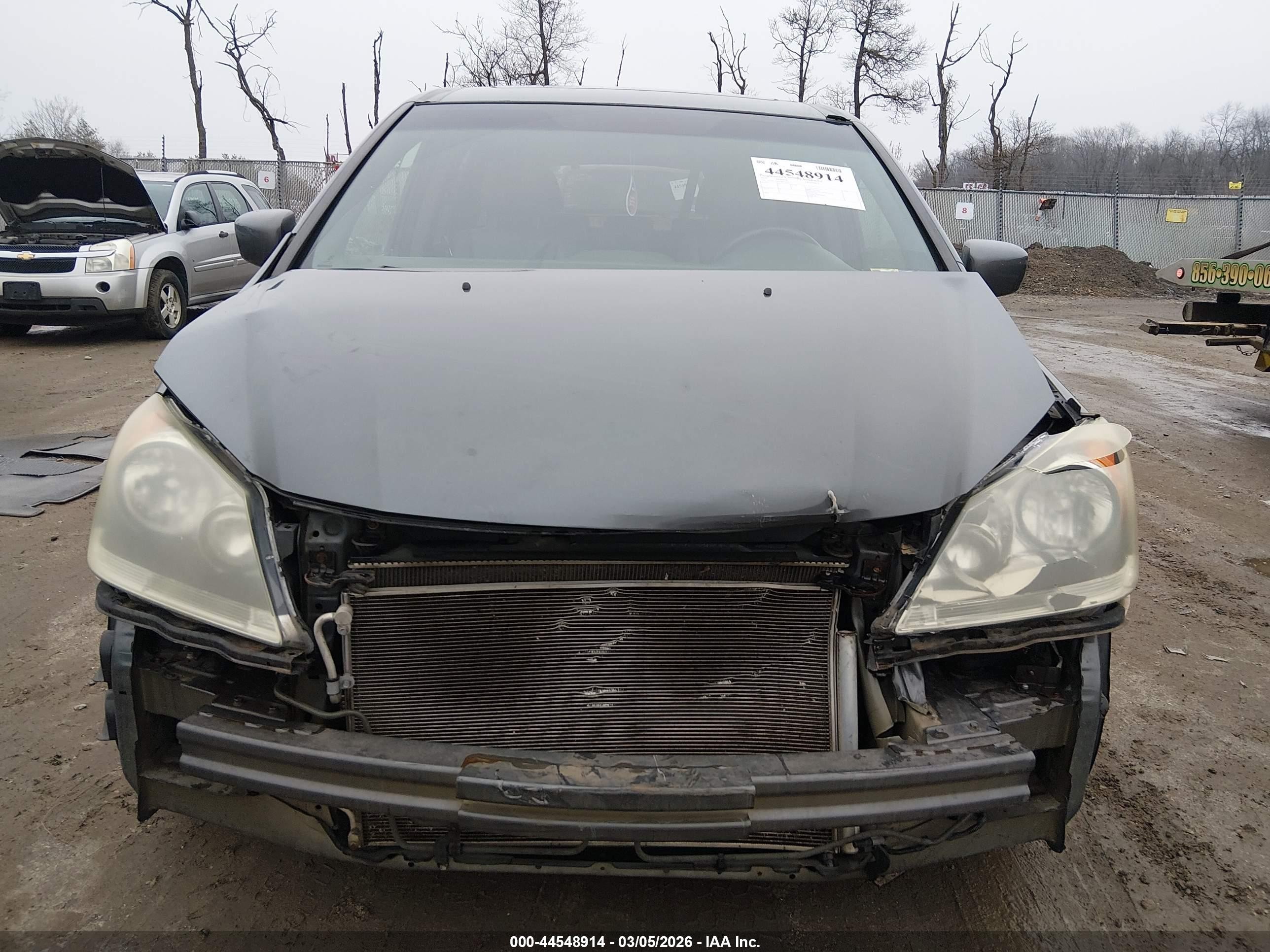 2010 Honda Odyssey Ex-l Gray vin: 5FNRL3H69AB054439
